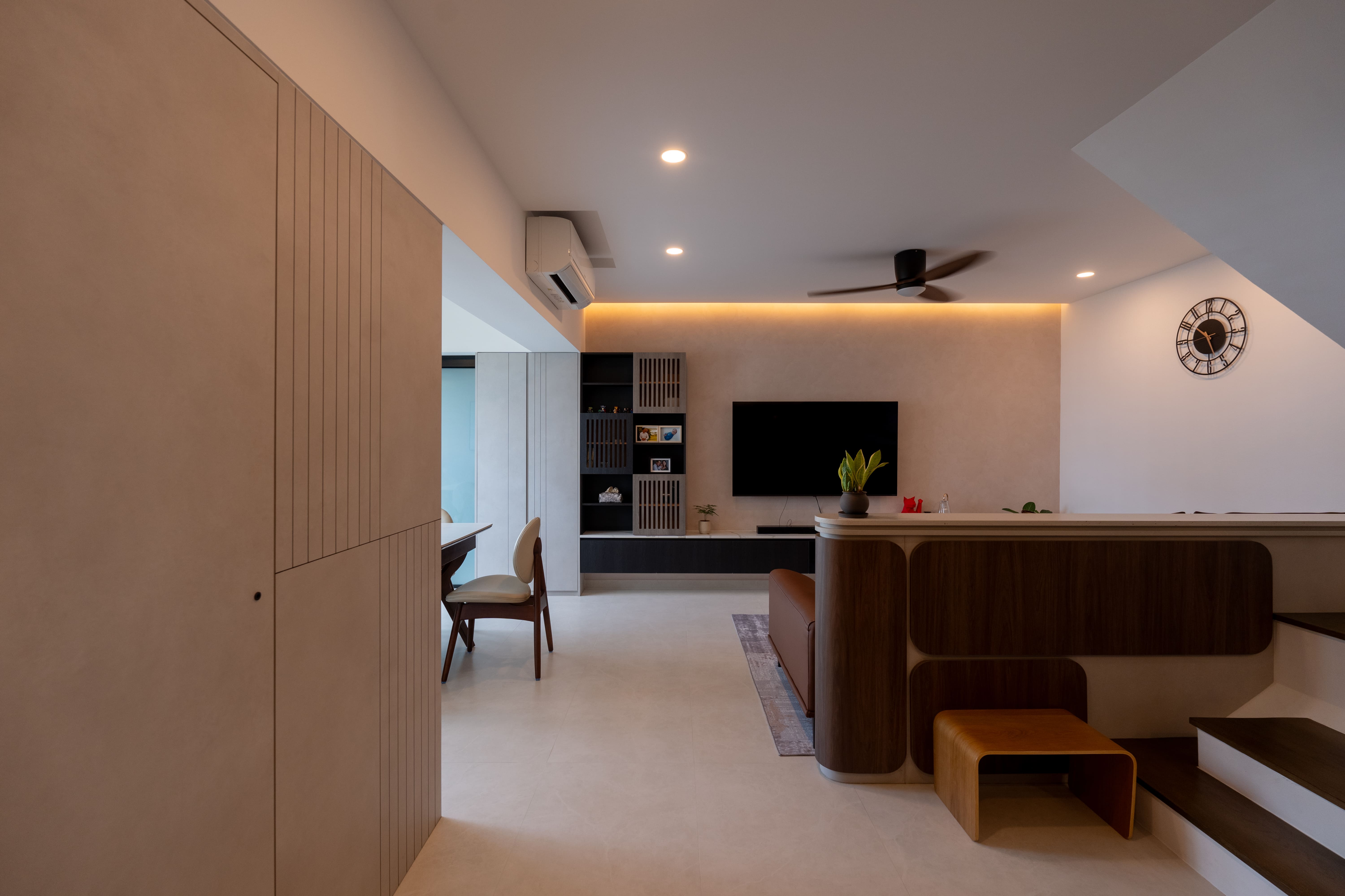 Contemporary Design - Living Room - Condominium - Design by Design 4 Space Pte Ltd
