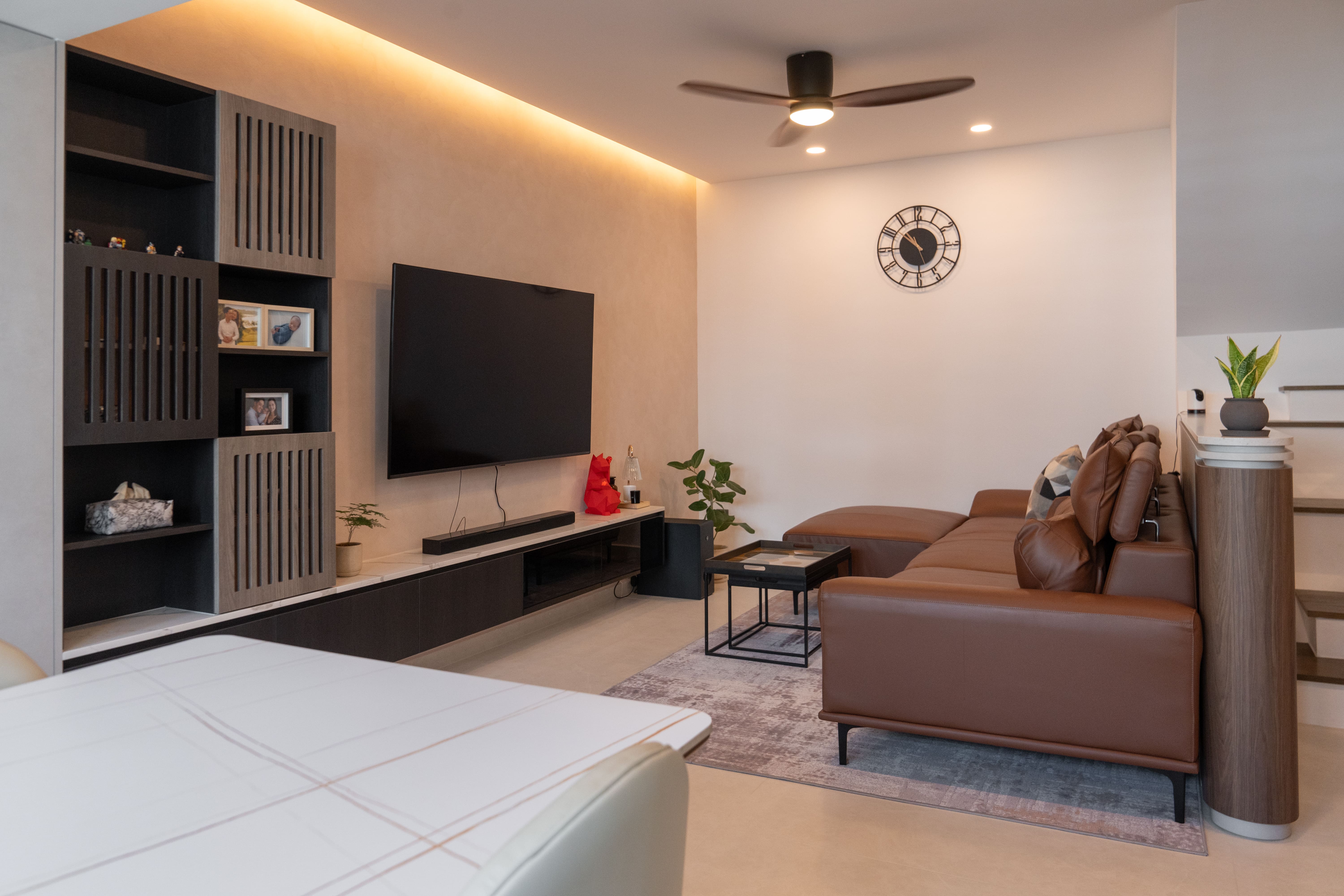 Contemporary Design - Living Room - Condominium - Design by Design 4 Space Pte Ltd
