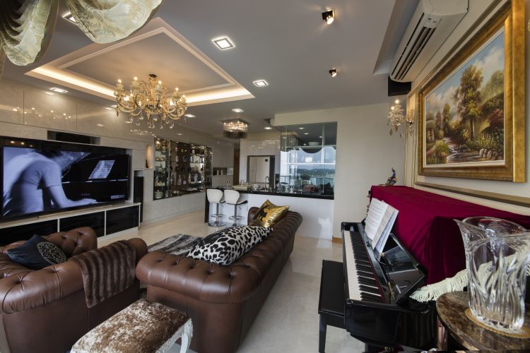 Classical, Modern Design - Living Room - Condominium - Design by Design 4 Space Pte Ltd
