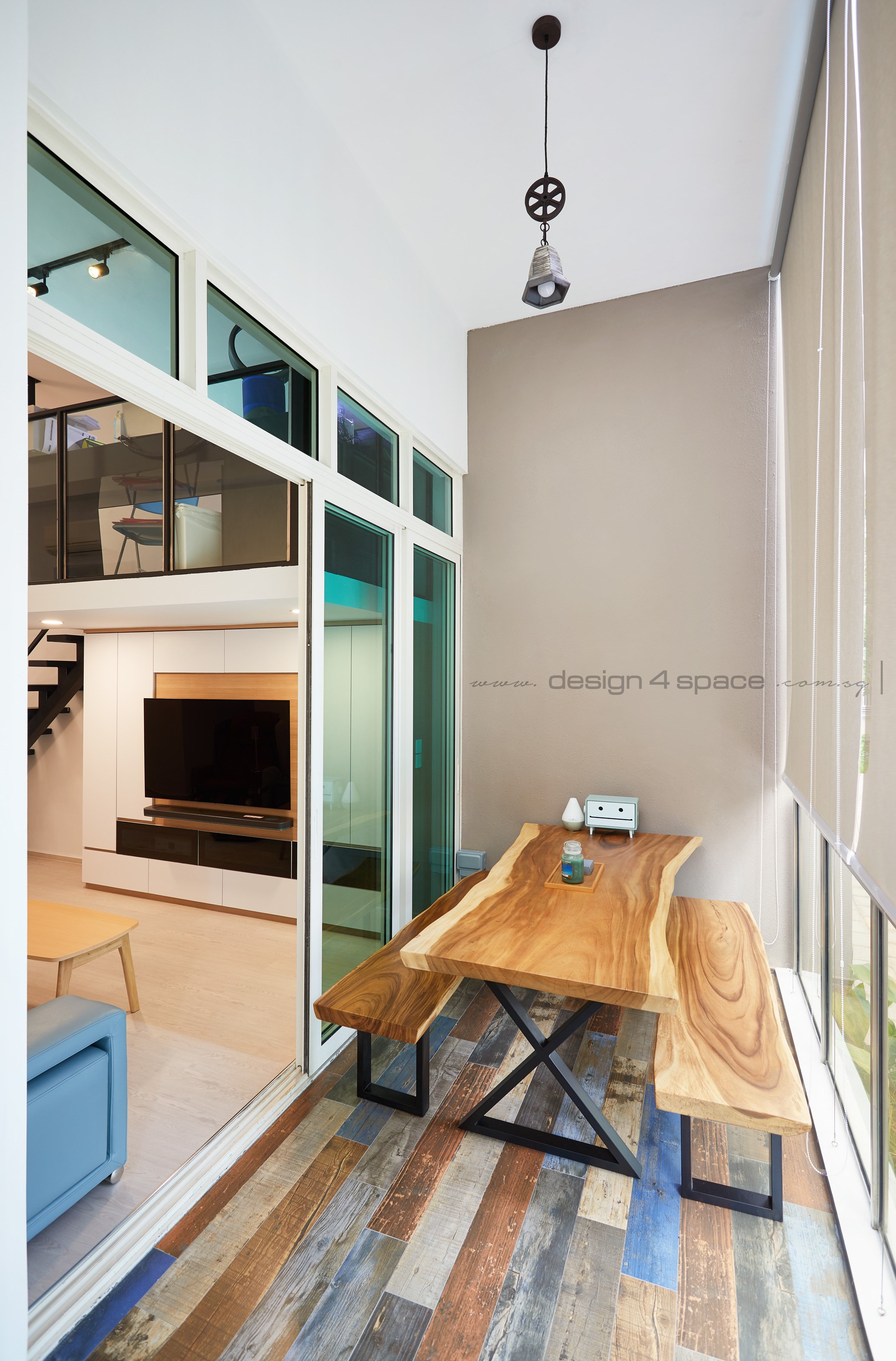 Contemporary, Modern Design - Balcony - Condominium - Design by Design 4 Space Pte Ltd