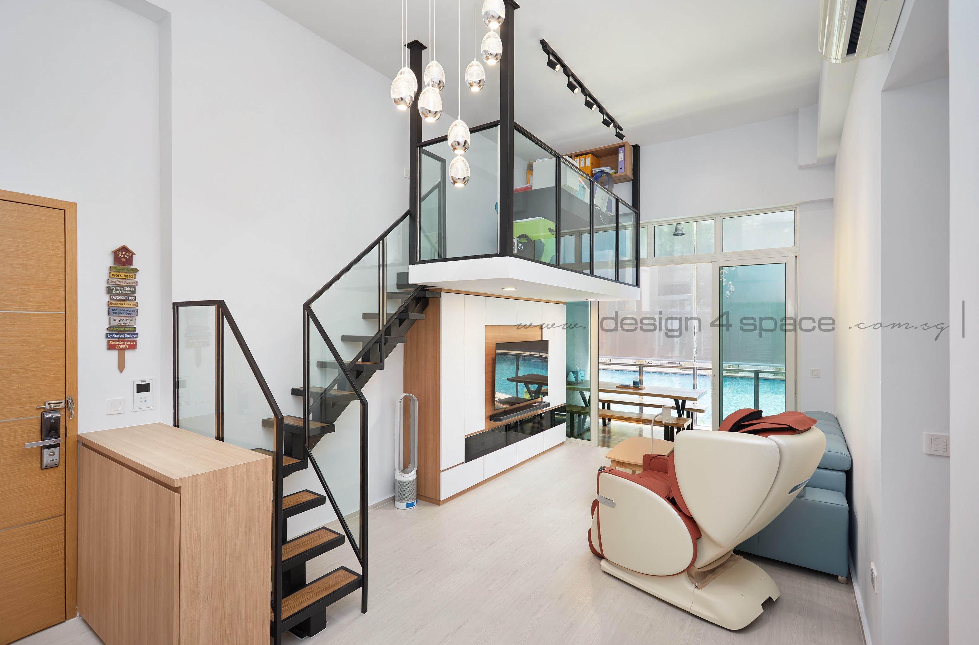 Contemporary, Modern Design - Living Room - Condominium - Design by Design 4 Space Pte Ltd