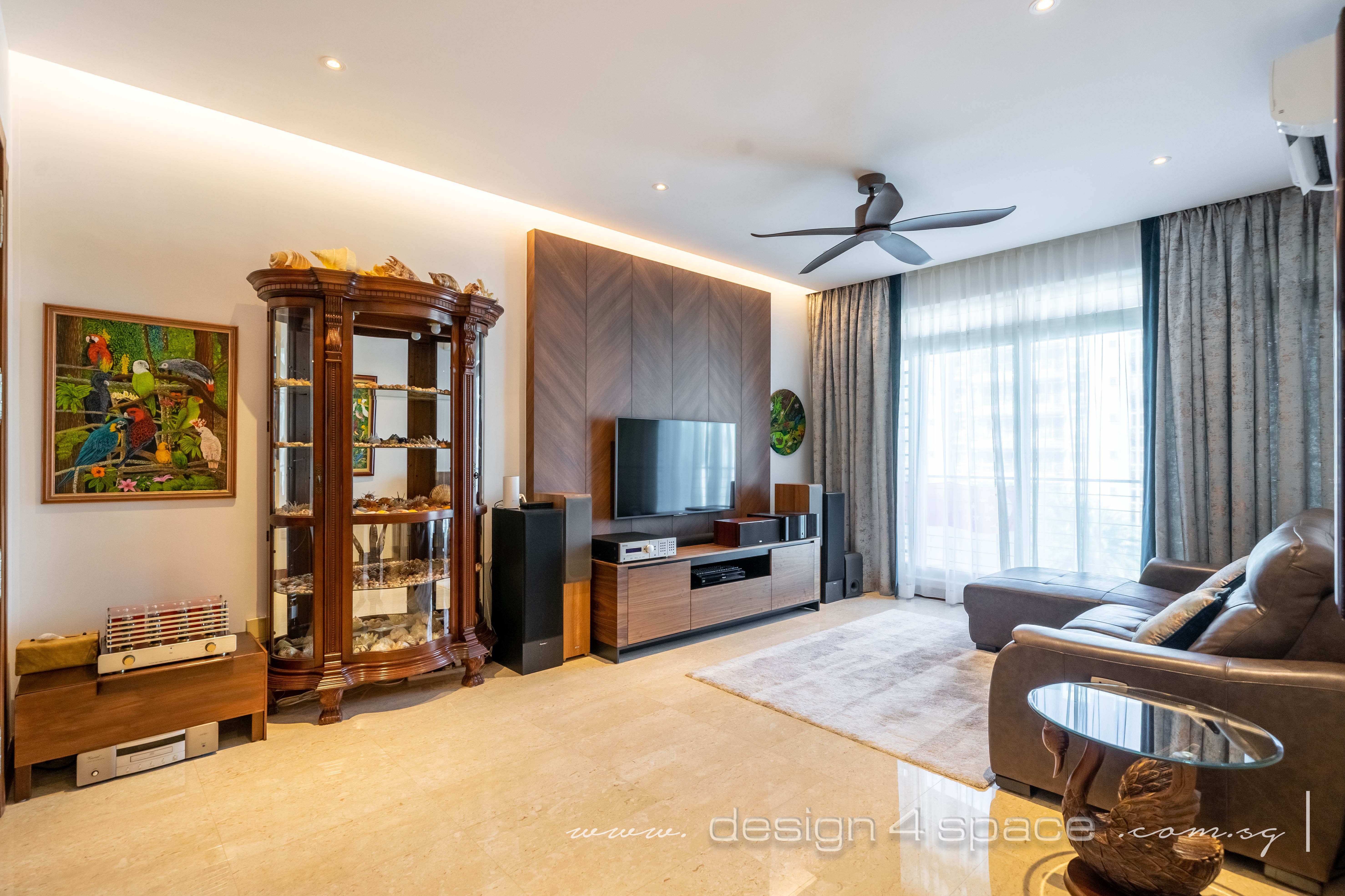 Contemporary, Modern Design - Living Room - Condominium - Design by Design 4 Space Pte Ltd