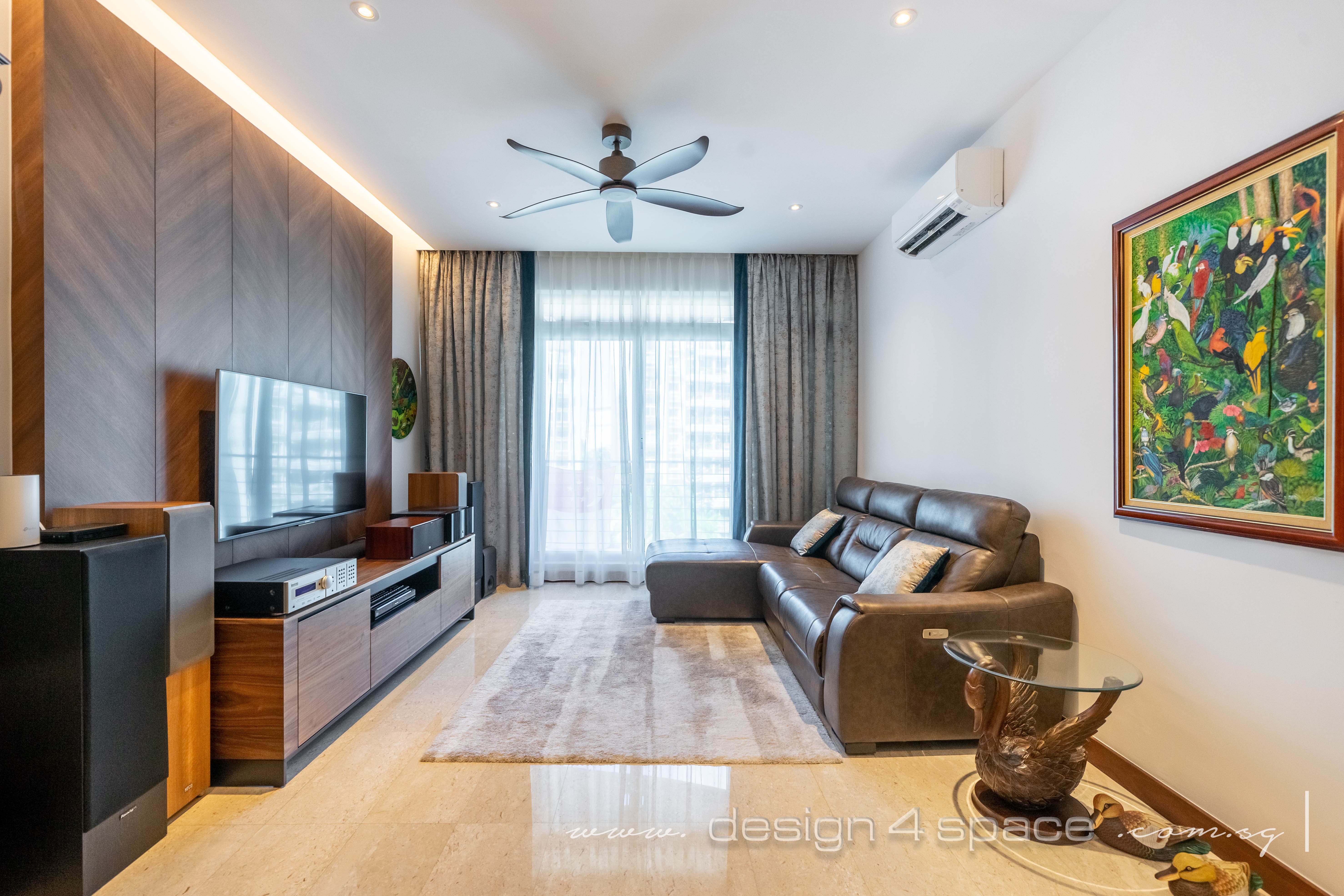 Contemporary, Modern Design - Living Room - Condominium - Design by Design 4 Space Pte Ltd