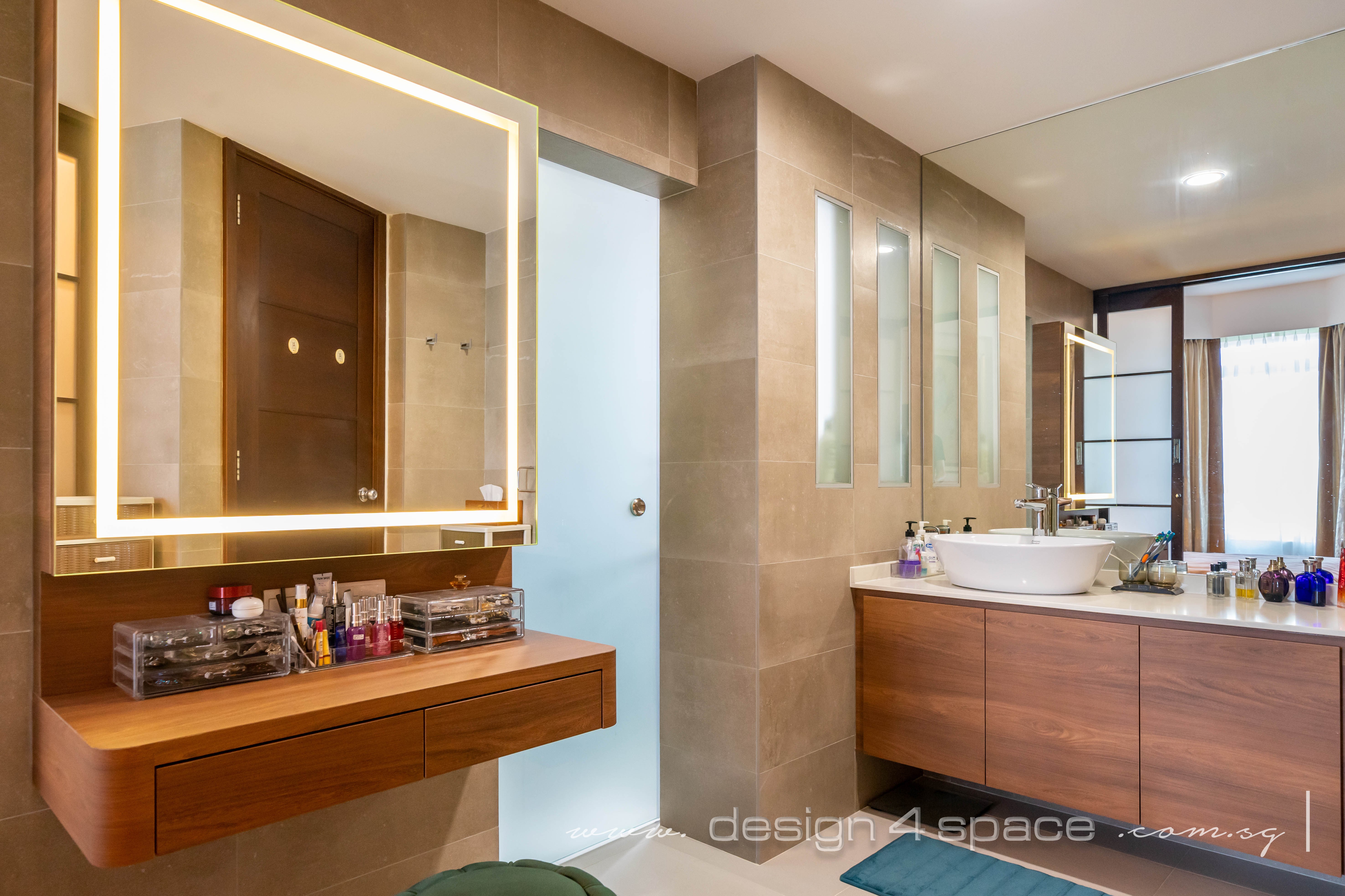 Contemporary, Modern Design - Bathroom - Condominium - Design by Design 4 Space Pte Ltd