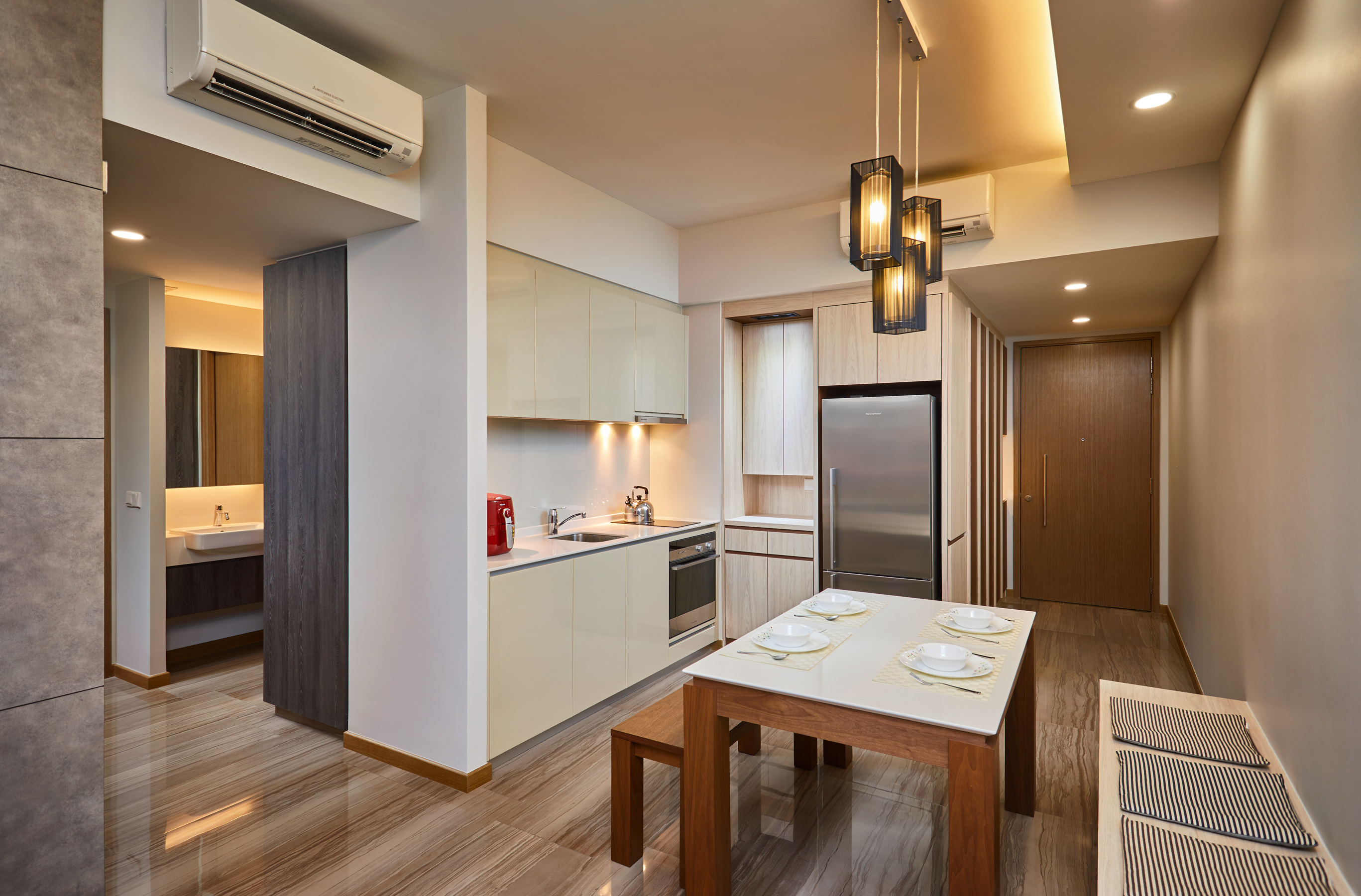 Contemporary, Modern Design - Kitchen - Condominium - Design by Design 4 Space Pte Ltd