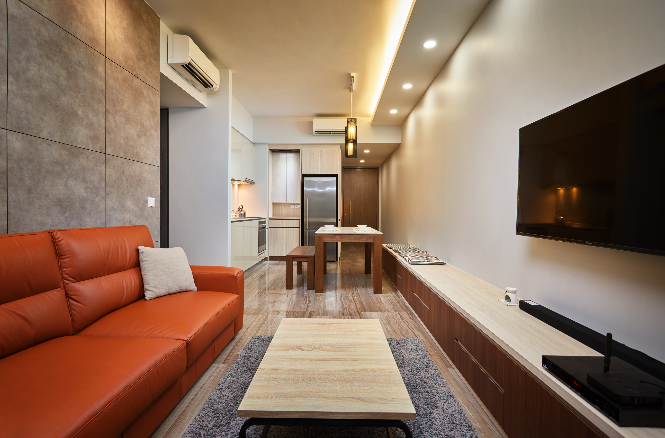 Contemporary, Modern Design - Living Room - Condominium - Design by Design 4 Space Pte Ltd