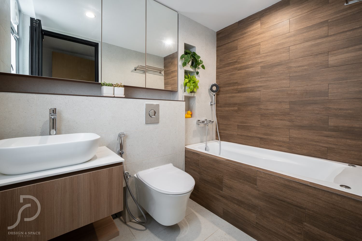 Contemporary, Modern Design - Bathroom - Condominium - Design by Design 4 Space Pte Ltd