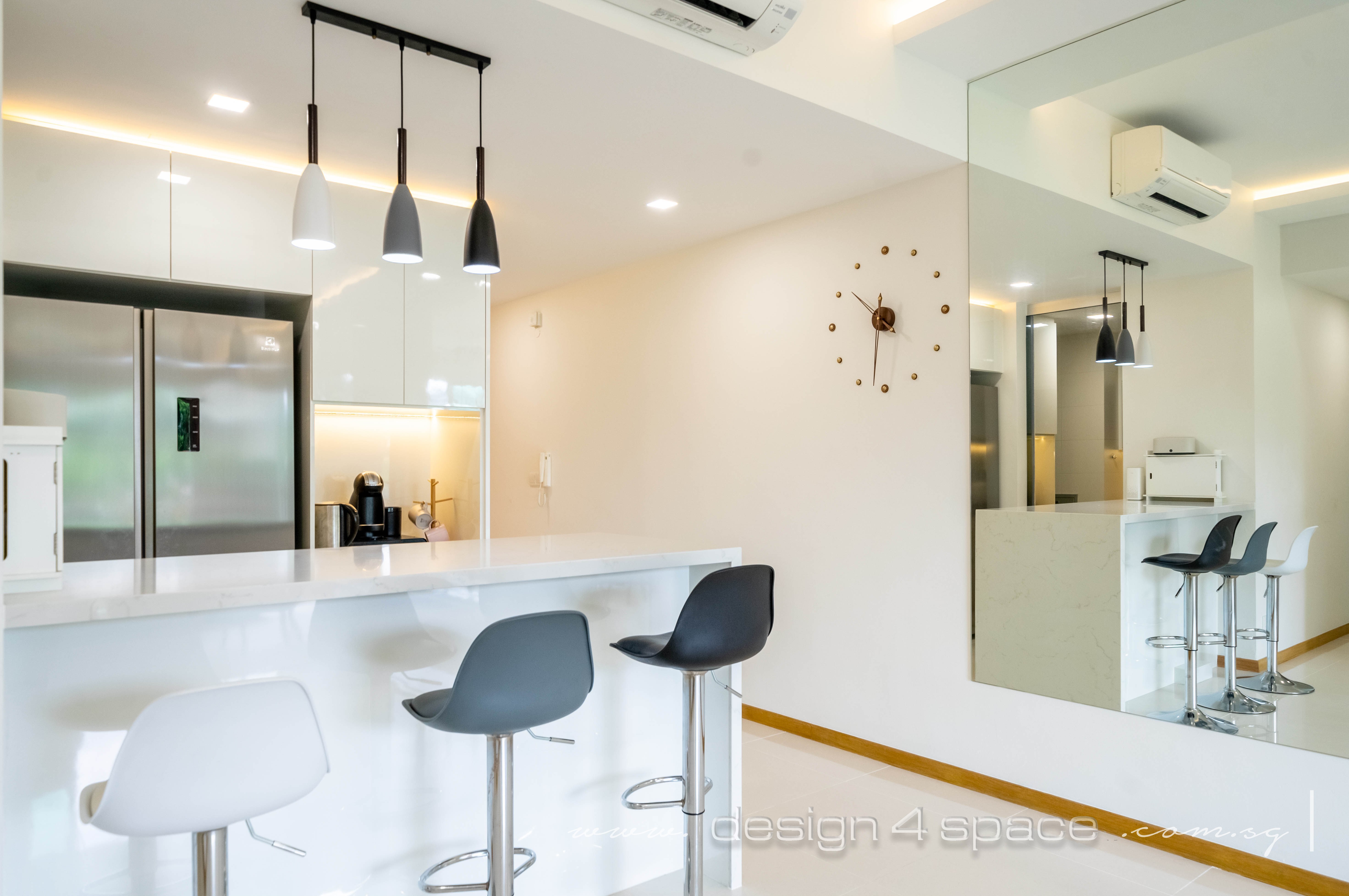 Contemporary, Modern Design - Kitchen - Condominium - Design by Design 4 Space Pte Ltd