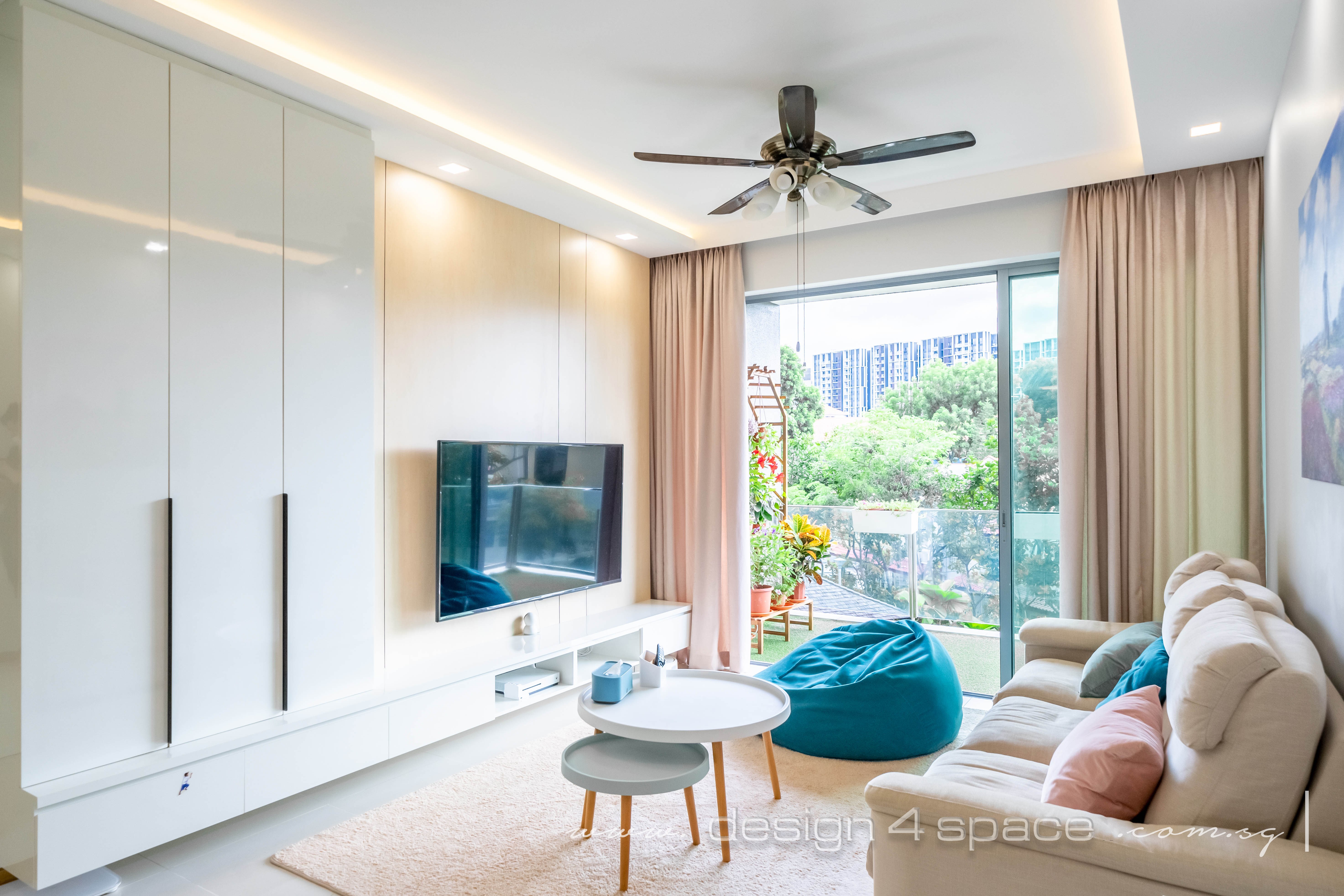 Contemporary, Modern Design - Living Room - Condominium - Design by Design 4 Space Pte Ltd