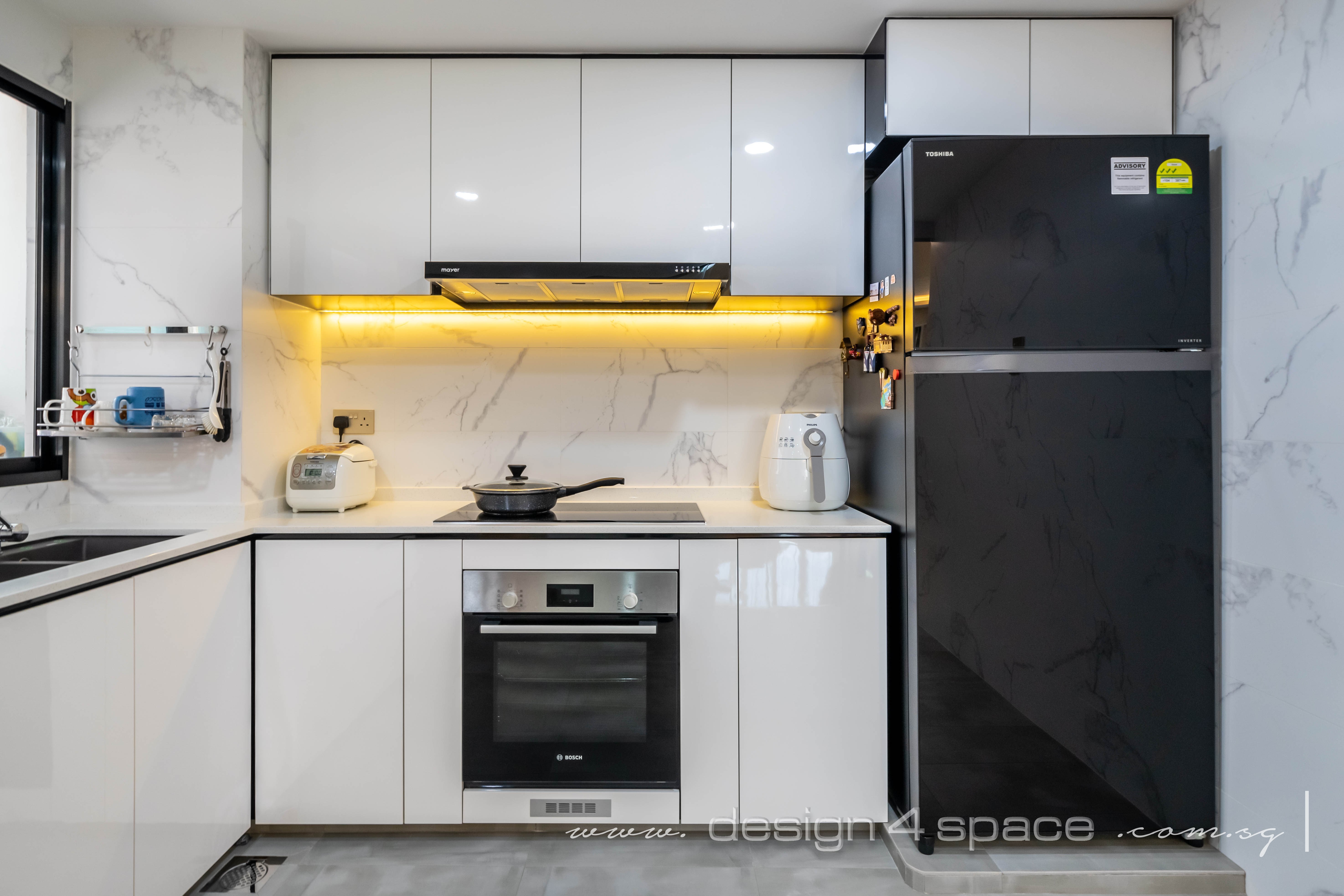 Contemporary, Modern Design - Kitchen - Condominium - Design by Design 4 Space Pte Ltd
