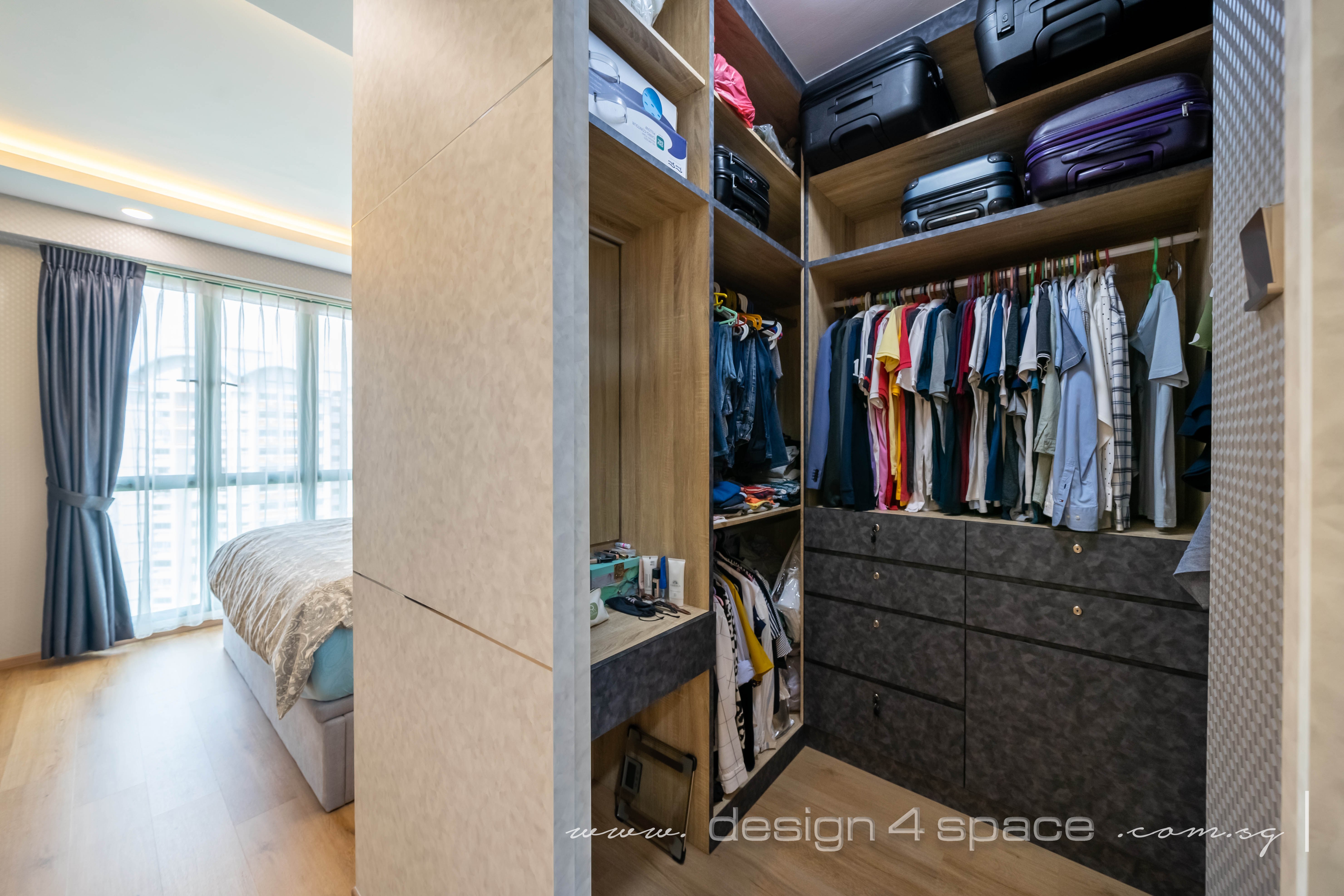 Contemporary, Modern Design - Bedroom - Condominium - Design by Design 4 Space Pte Ltd