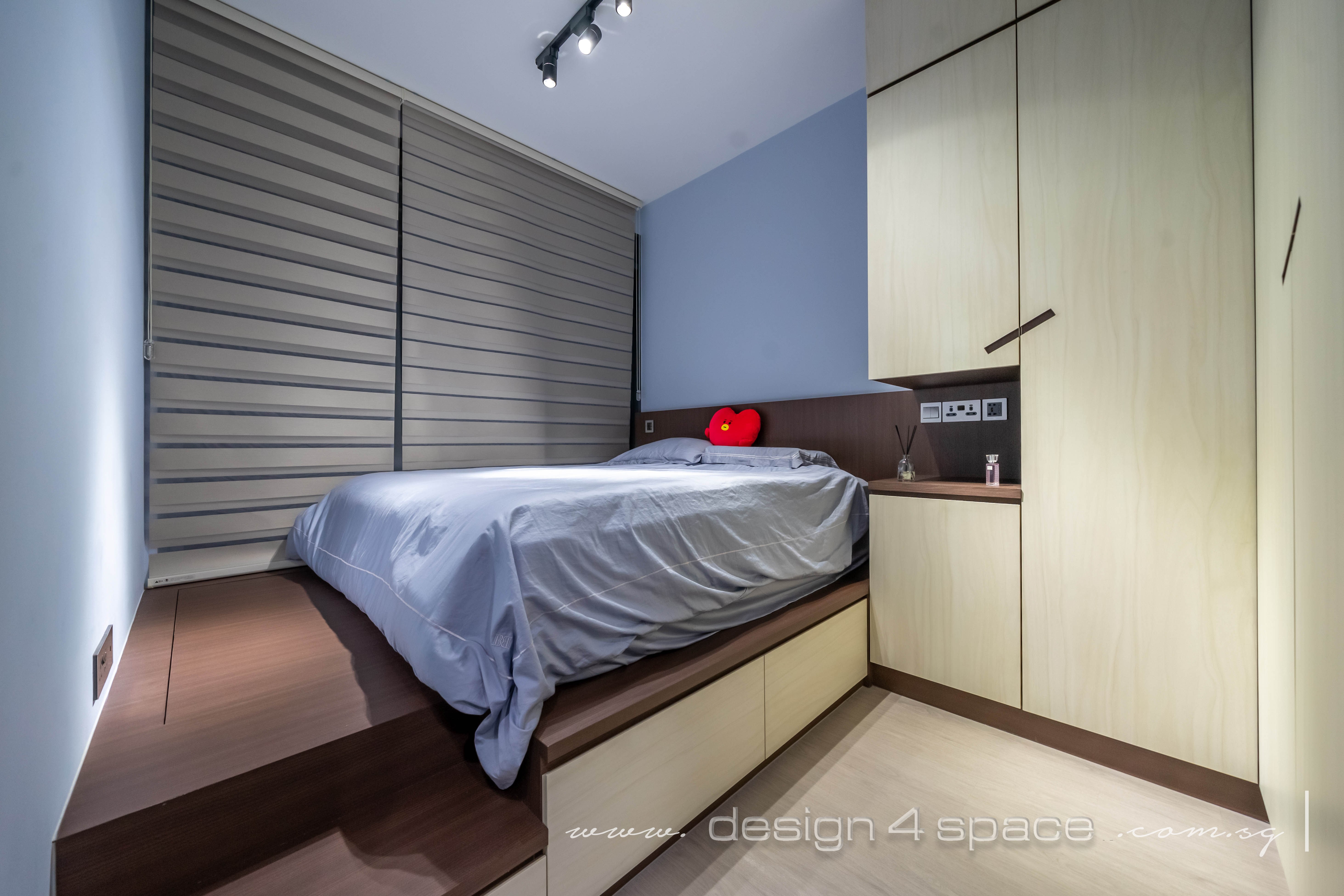 Contemporary Design - Bedroom - Condominium - Design by Design 4 Space Pte Ltd