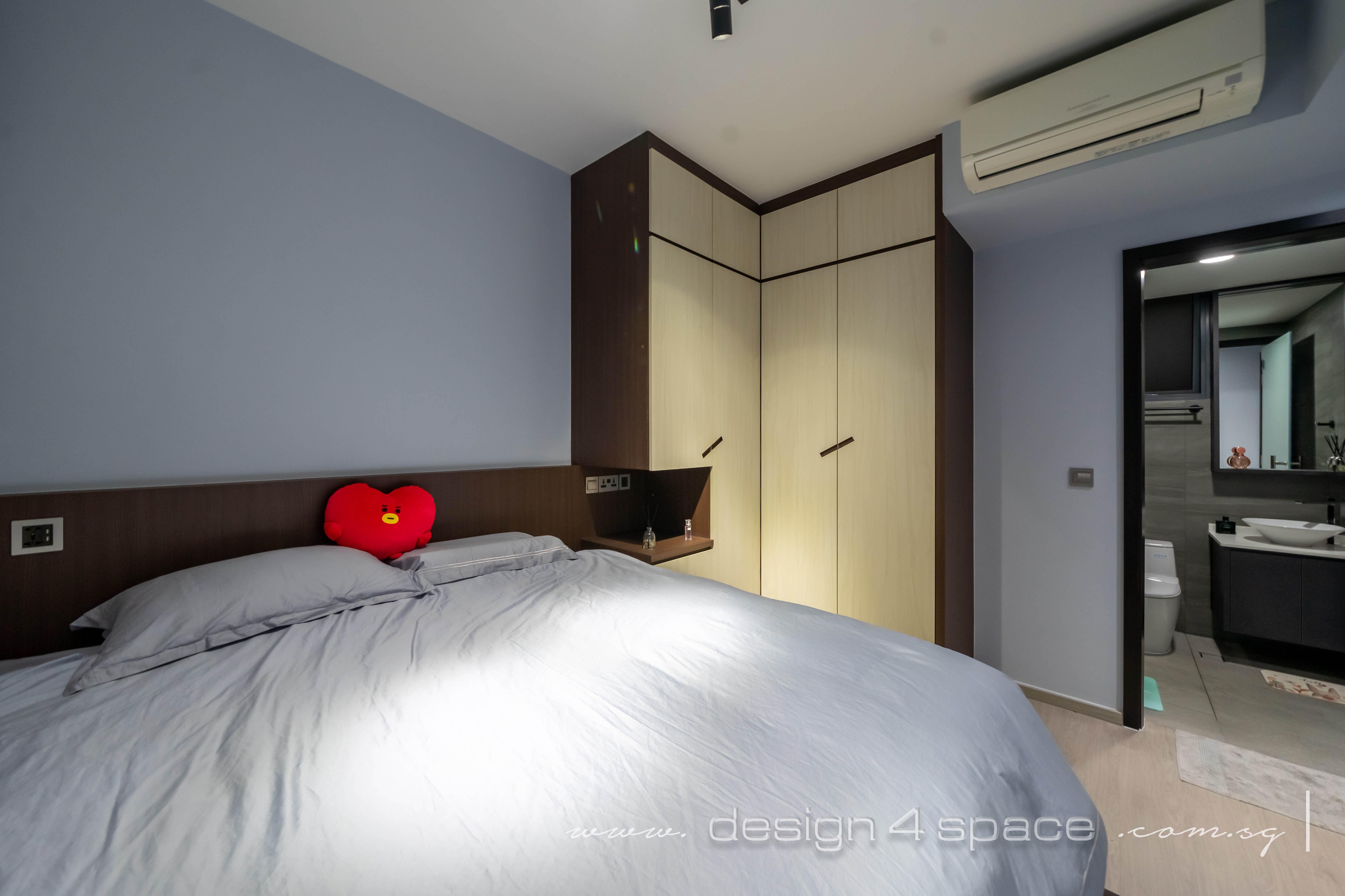 Contemporary Design - Bedroom - Condominium - Design by Design 4 Space Pte Ltd