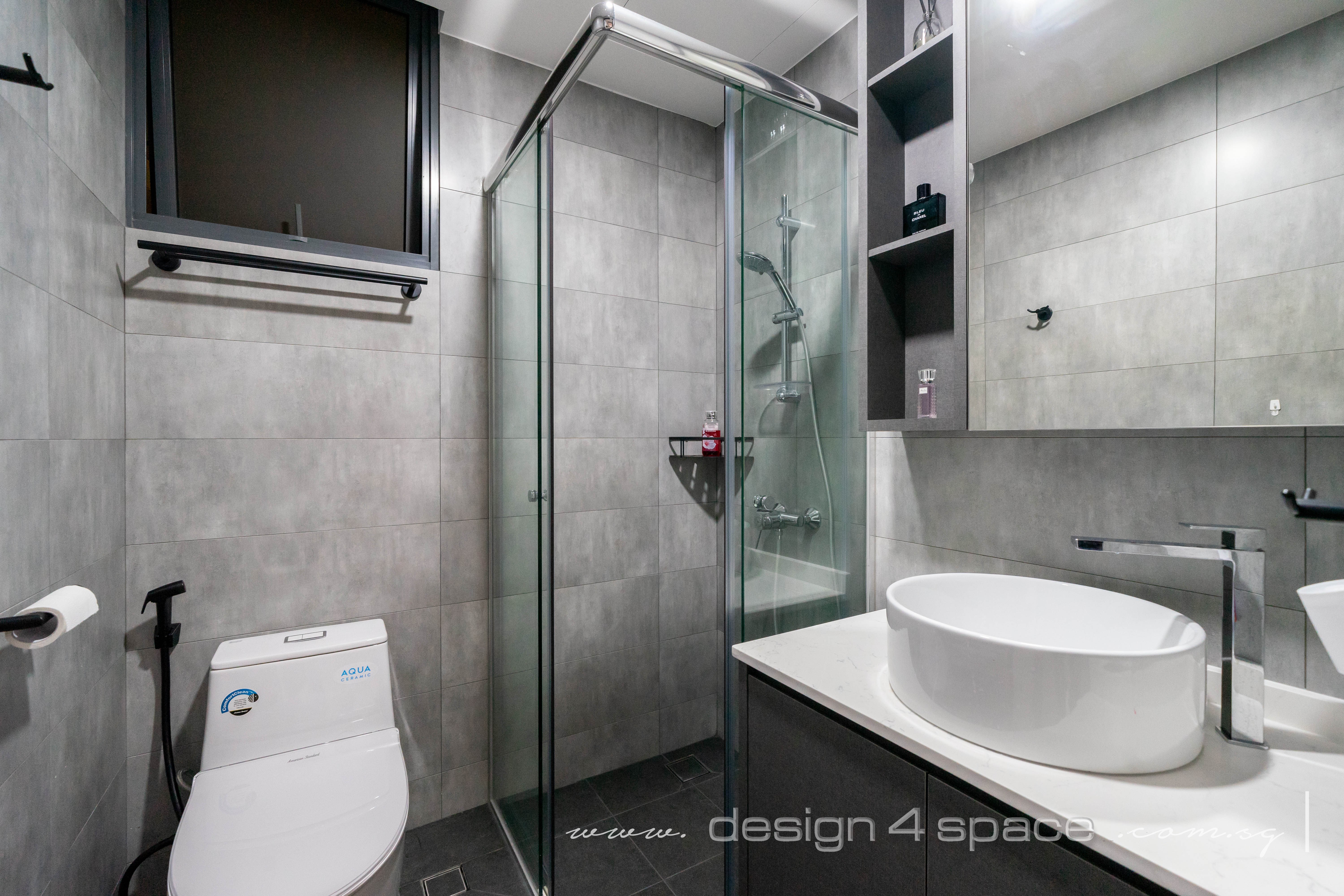 Contemporary Design - Bathroom - Condominium - Design by Design 4 Space Pte Ltd