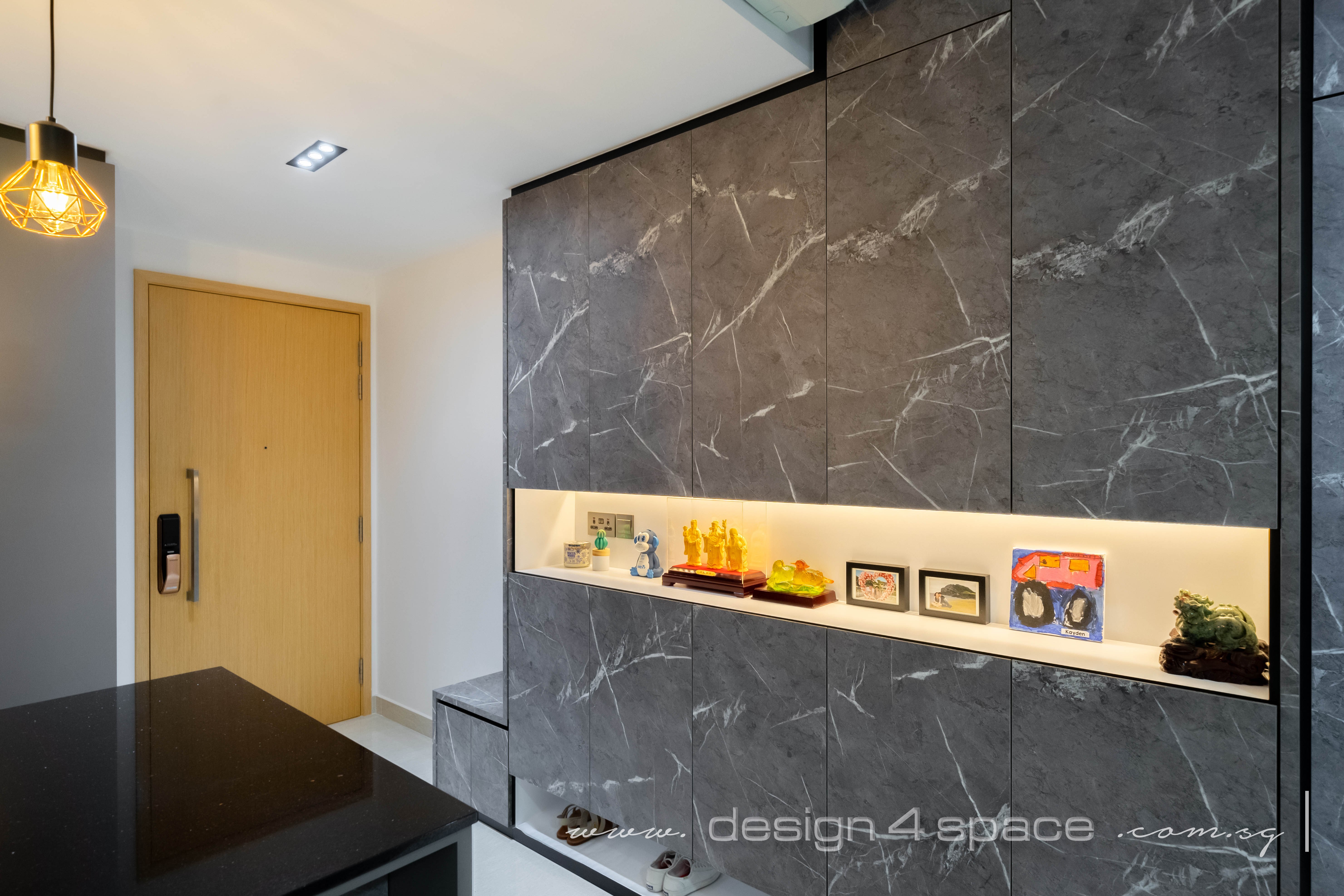 Contemporary Design - Living Room - Condominium - Design by Design 4 Space Pte Ltd