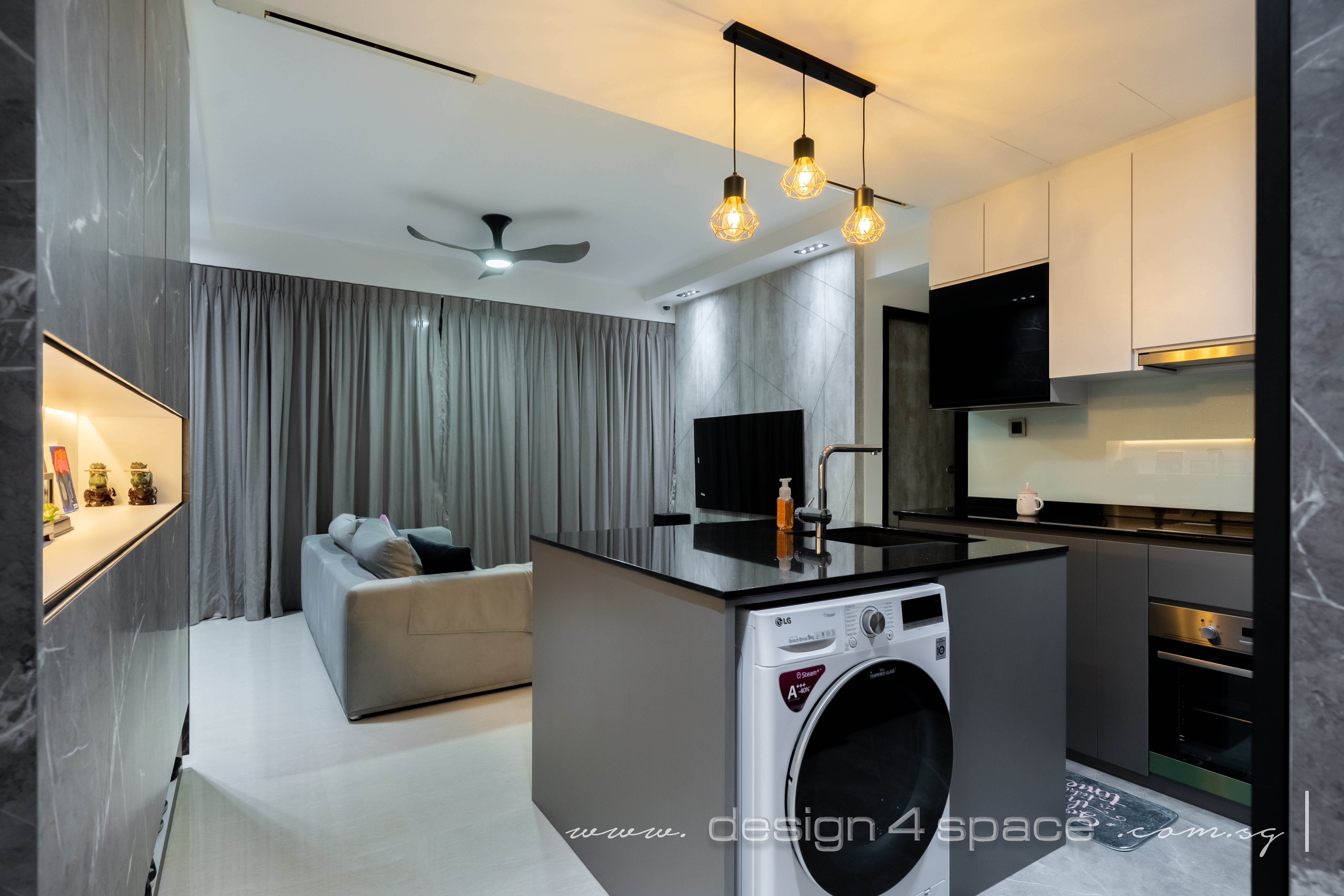 Contemporary Design - Kitchen - Condominium - Design by Design 4 Space Pte Ltd