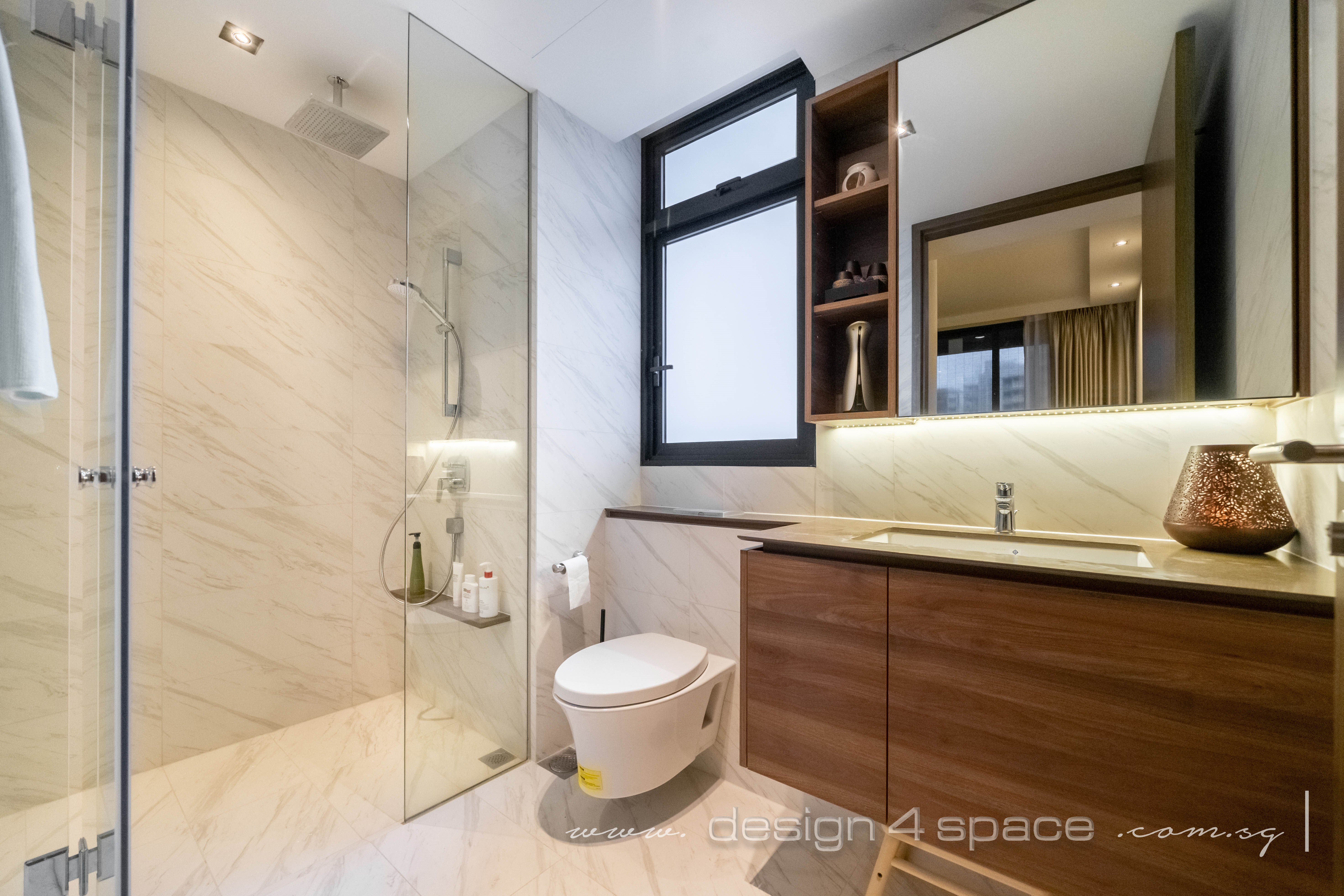 Modern Design - Bathroom - Condominium - Design by Design 4 Space Pte Ltd