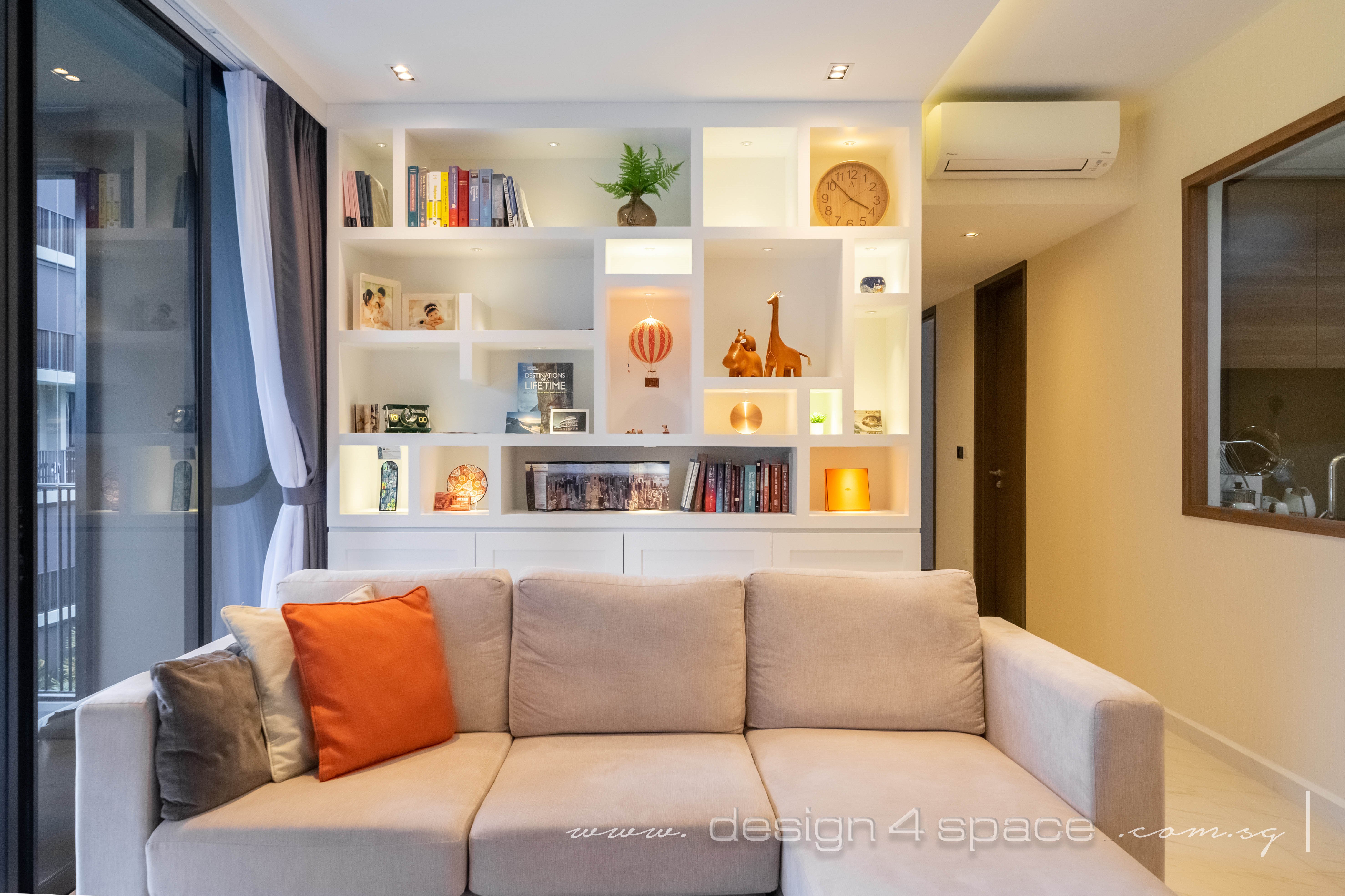 Modern Design - Living Room - Condominium - Design by Design 4 Space Pte Ltd