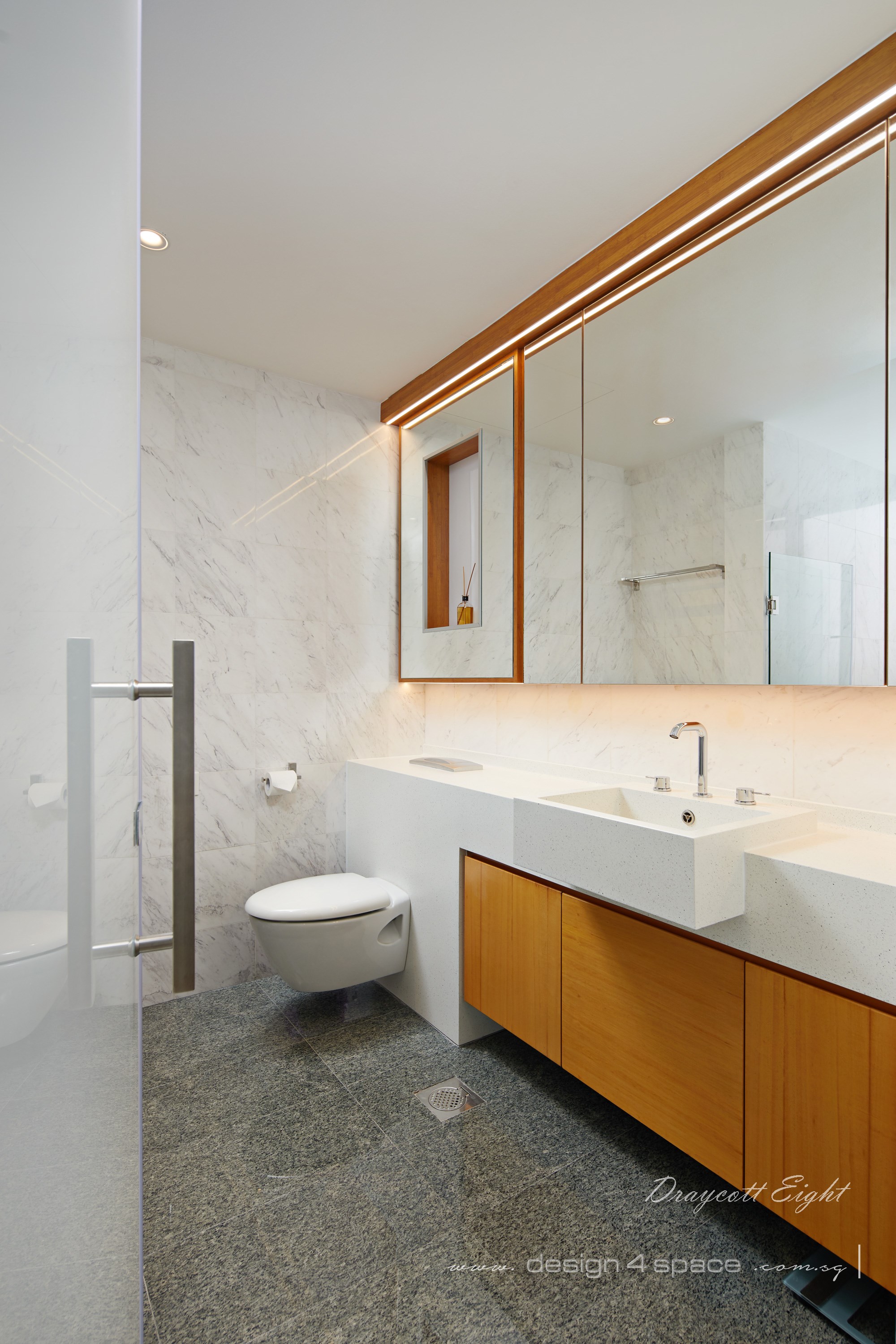 Contemporary Design - Bathroom - Condominium - Design by Design 4 Space Pte Ltd