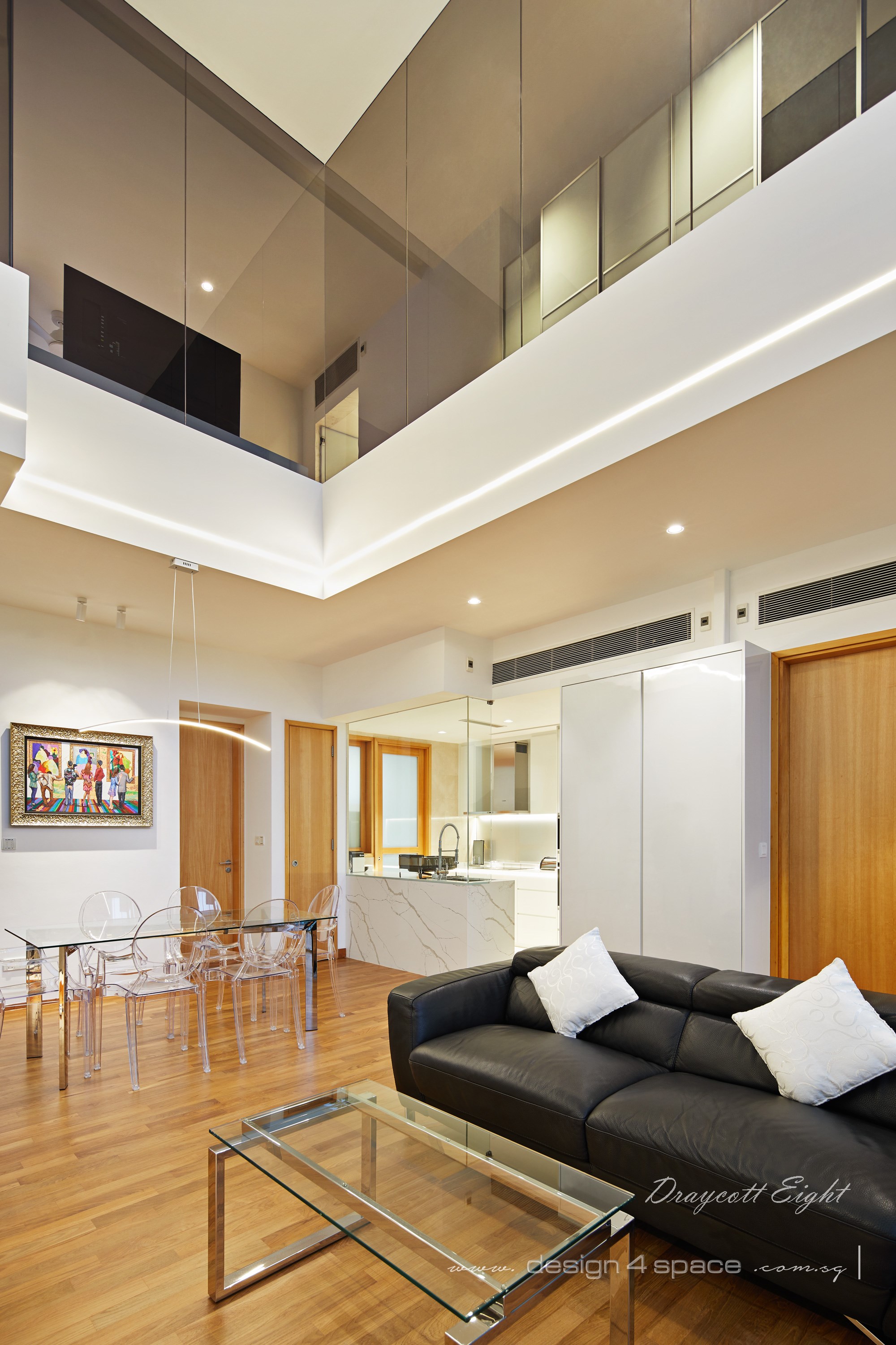 Contemporary Design - Living Room - Condominium - Design by Design 4 Space Pte Ltd