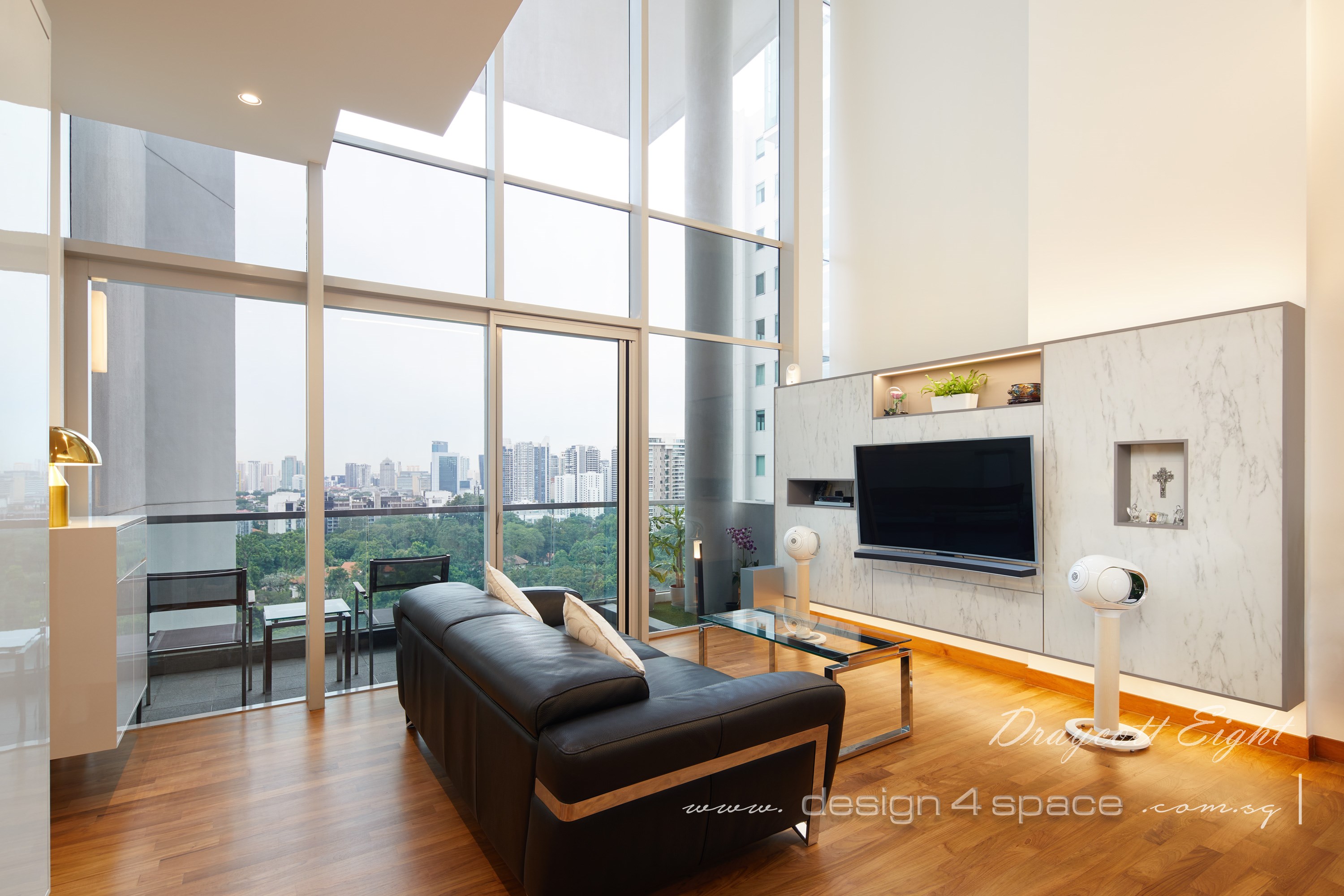 Contemporary Design - Living Room - Condominium - Design by Design 4 Space Pte Ltd