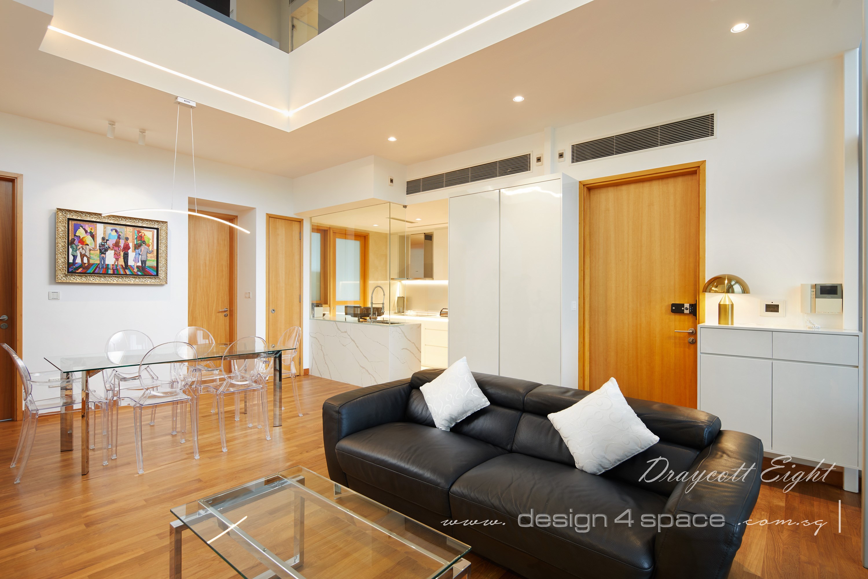 Contemporary Design - Living Room - Condominium - Design by Design 4 Space Pte Ltd