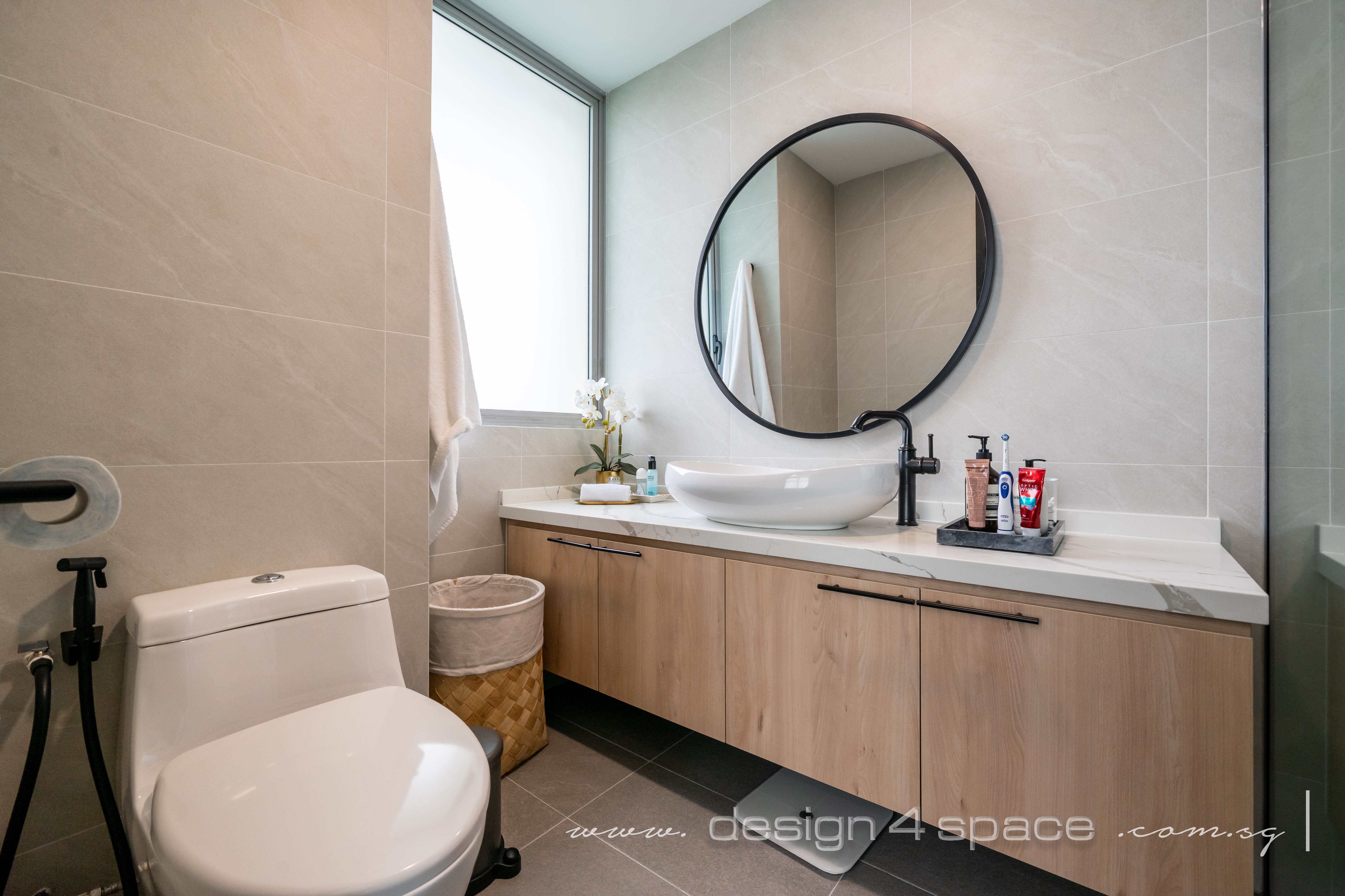 Classical, Oriental Design - Bathroom - Condominium - Design by Design 4 Space Pte Ltd
