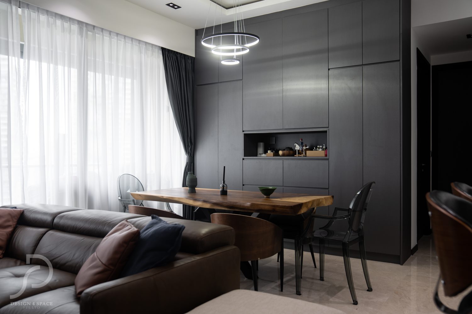 Contemporary, Modern Design - Dining Room - Condominium - Design by Design 4 Space Pte Ltd