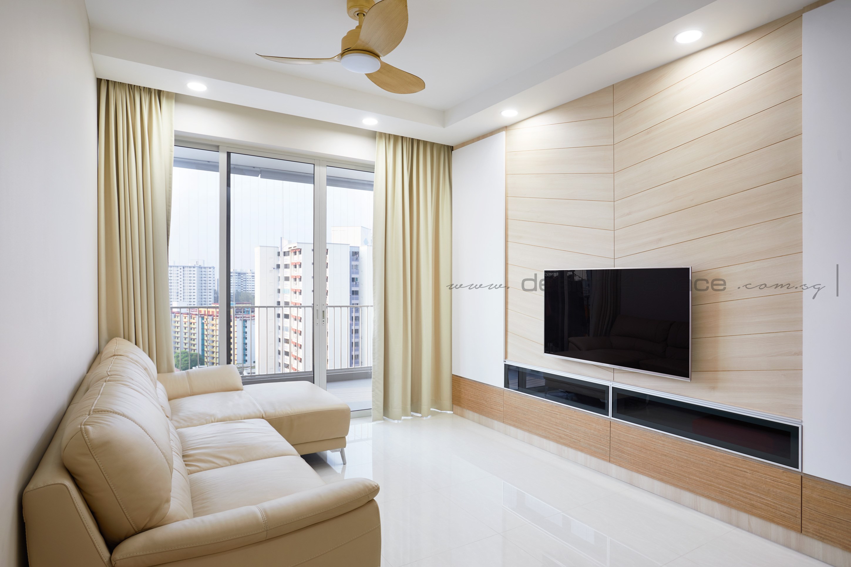 Minimalist Design - Living Room - Condominium - Design by Design 4 Space Pte Ltd