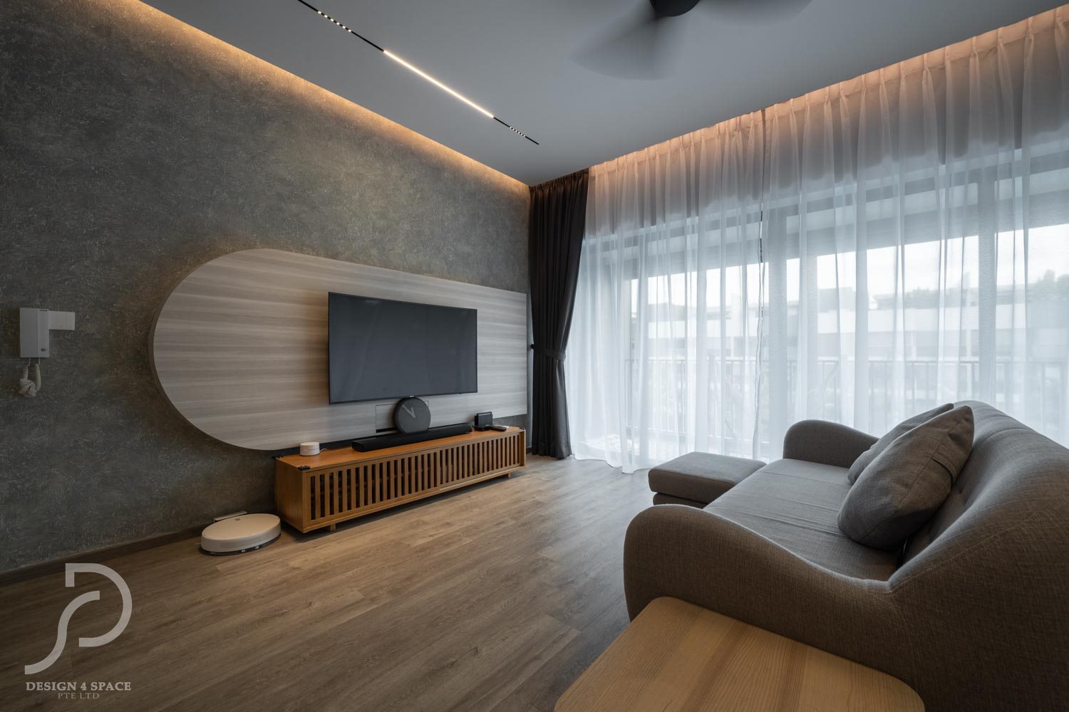 Contemporary, Modern, Retro Design - Living Room - Condominium - Design by Design 4 Space Pte Ltd