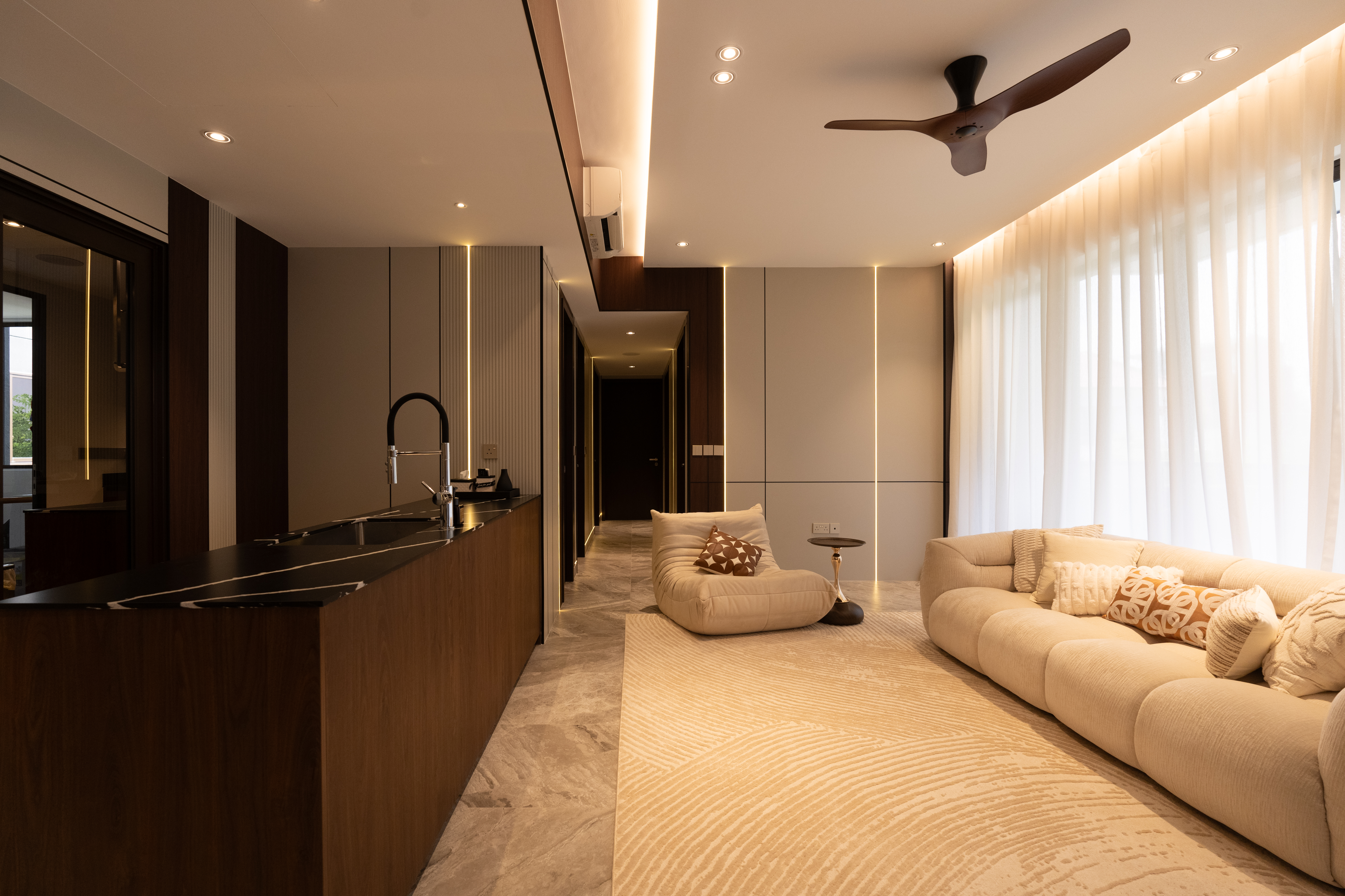 Contemporary, Modern Design - Living Room - Condominium - Design by Design 4 Space Pte Ltd