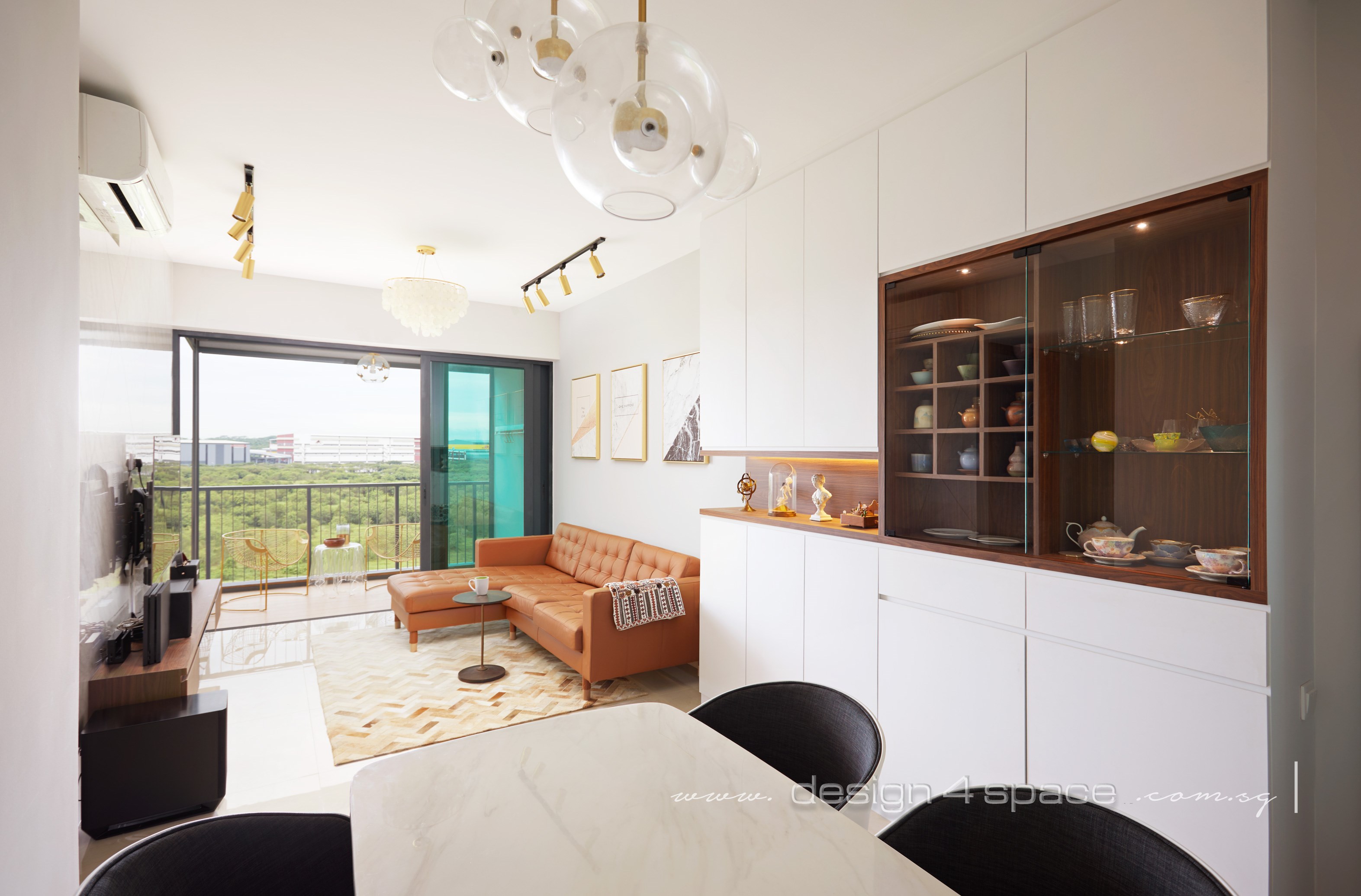 Contemporary, Minimalist Design - Living Room - Condominium - Design by Design 4 Space Pte Ltd