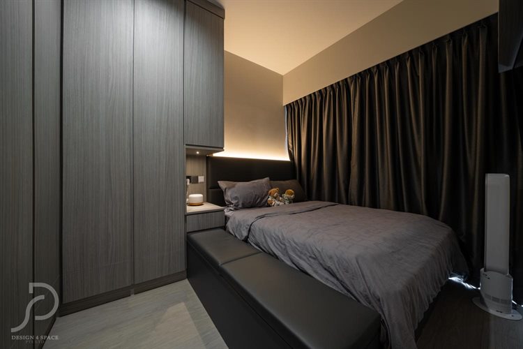 Contemporary, Minimalist, Modern Design - Bedroom - Condominium - Design by Design 4 Space Pte Ltd