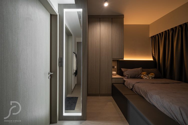 Contemporary, Minimalist, Modern Design - Bedroom - Condominium - Design by Design 4 Space Pte Ltd