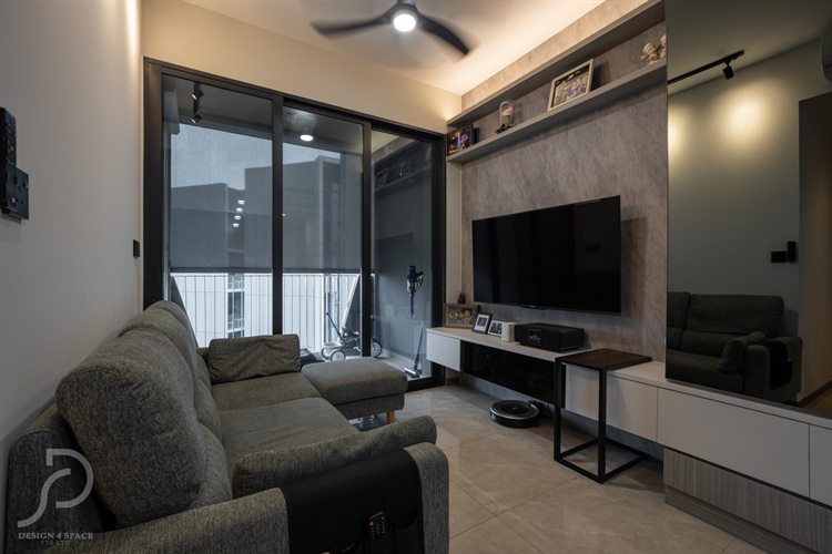 Contemporary, Minimalist, Modern Design - Living Room - Condominium - Design by Design 4 Space Pte Ltd