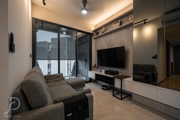 Contemporary, Minimalist, Modern Design - Living Room - Condominium - Design by Design 4 Space Pte Ltd