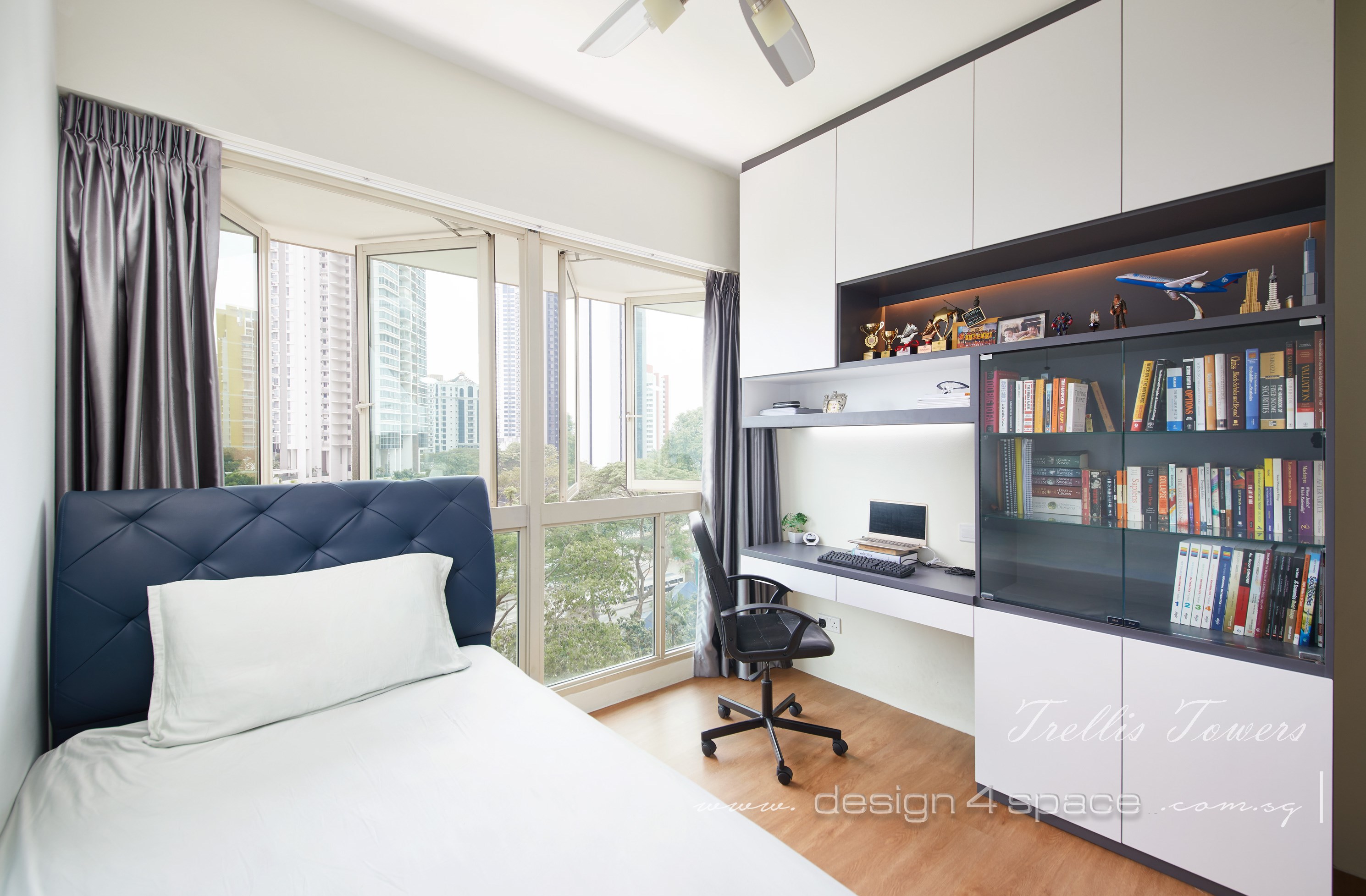 Contemporary Design - Bedroom - Condominium - Design by Design 4 Space Pte Ltd