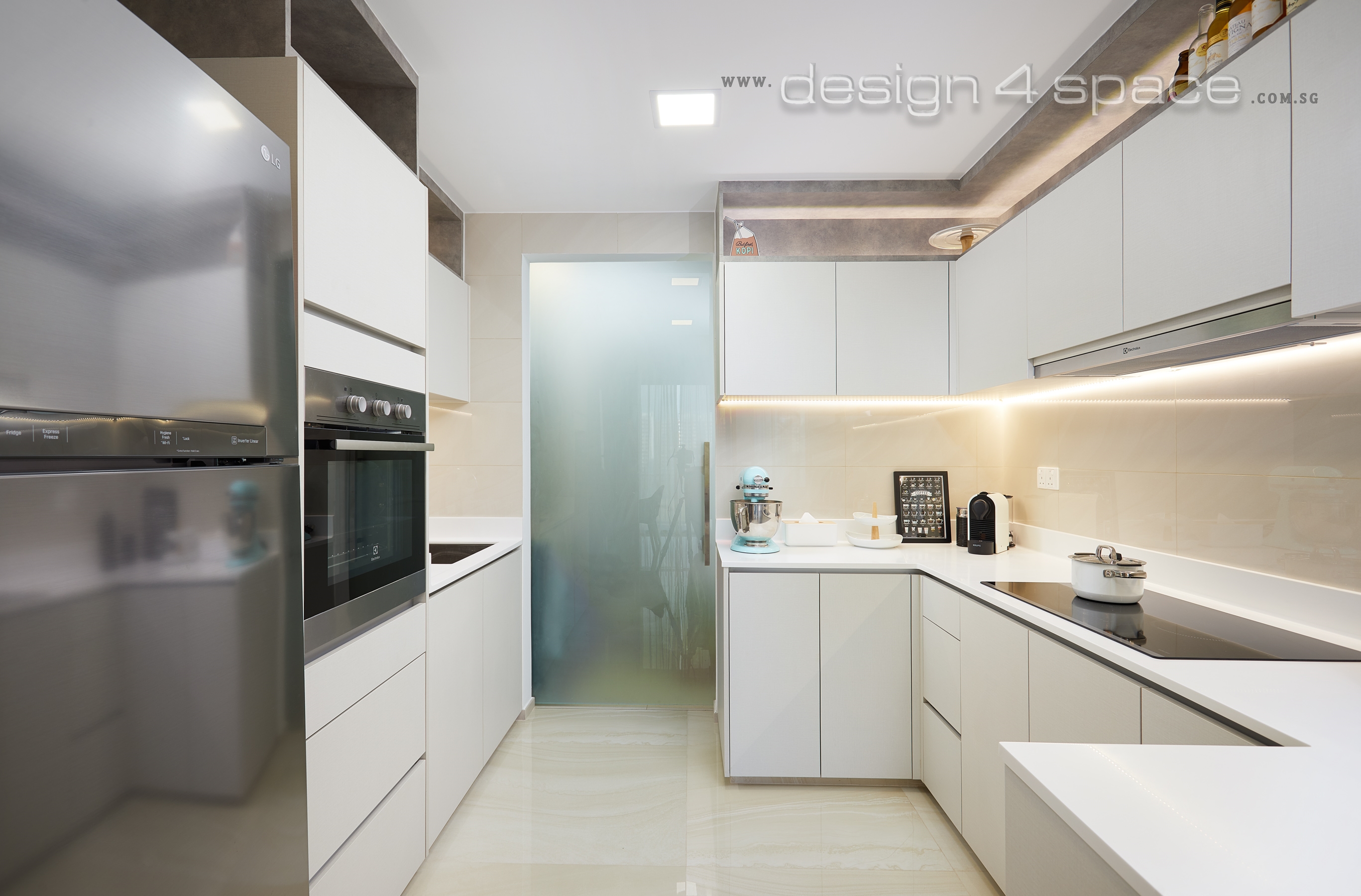 Contemporary, Modern Design - Kitchen - Condominium - Design by Design 4 Space Pte Ltd