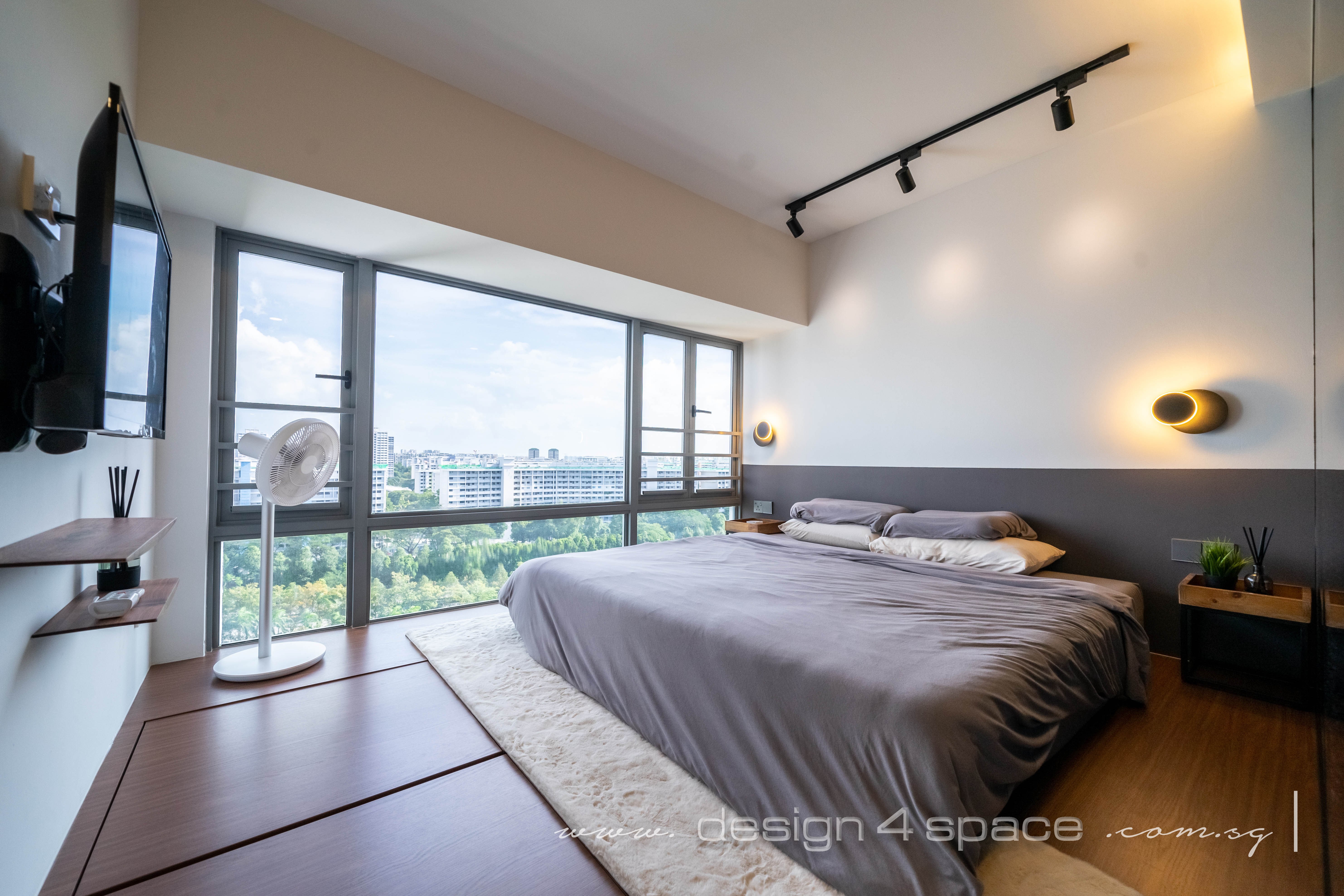 Modern Design - Bedroom - Condominium - Design by Design 4 Space Pte Ltd