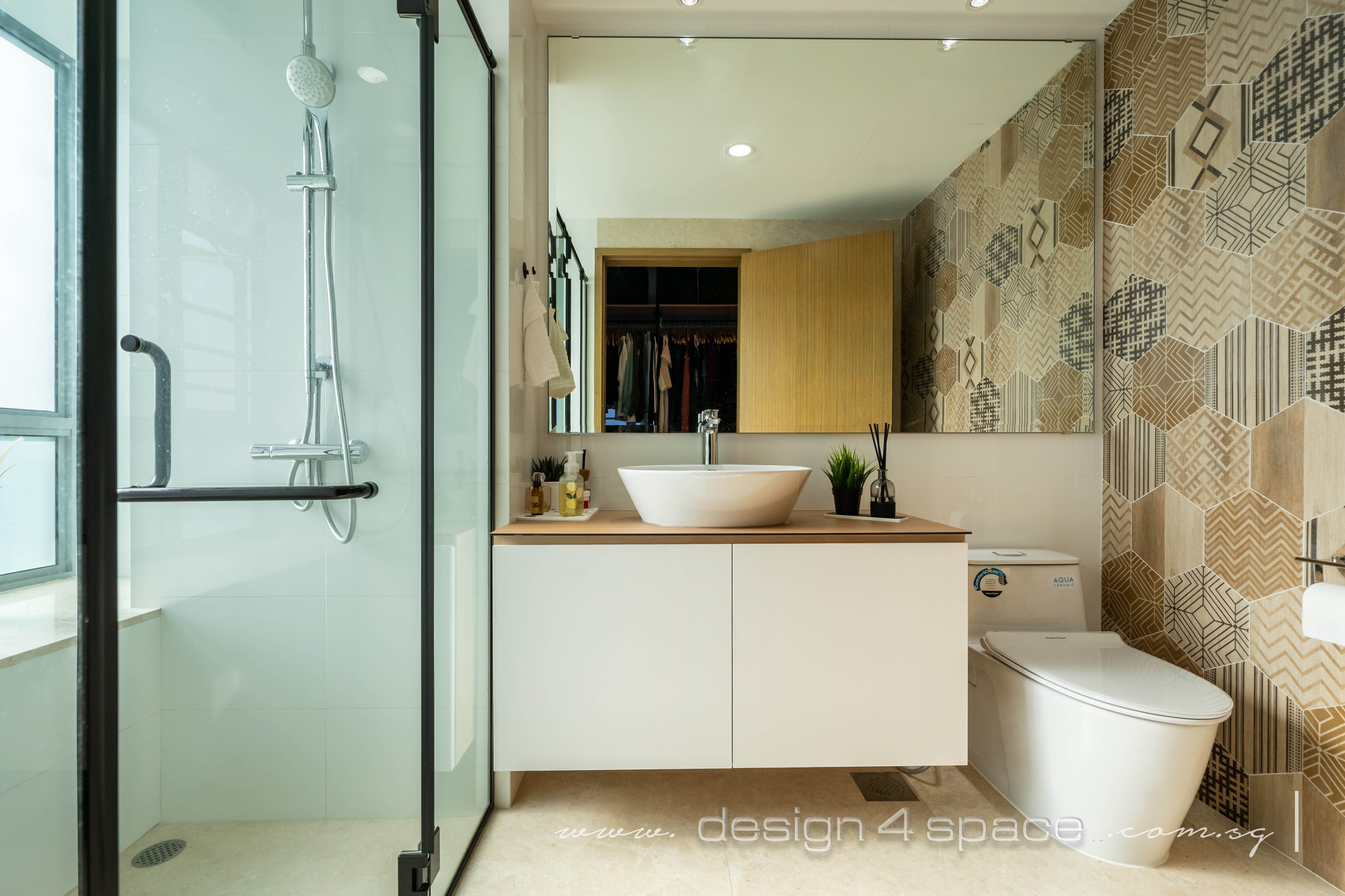 Modern Design - Bathroom - Condominium - Design by Design 4 Space Pte Ltd