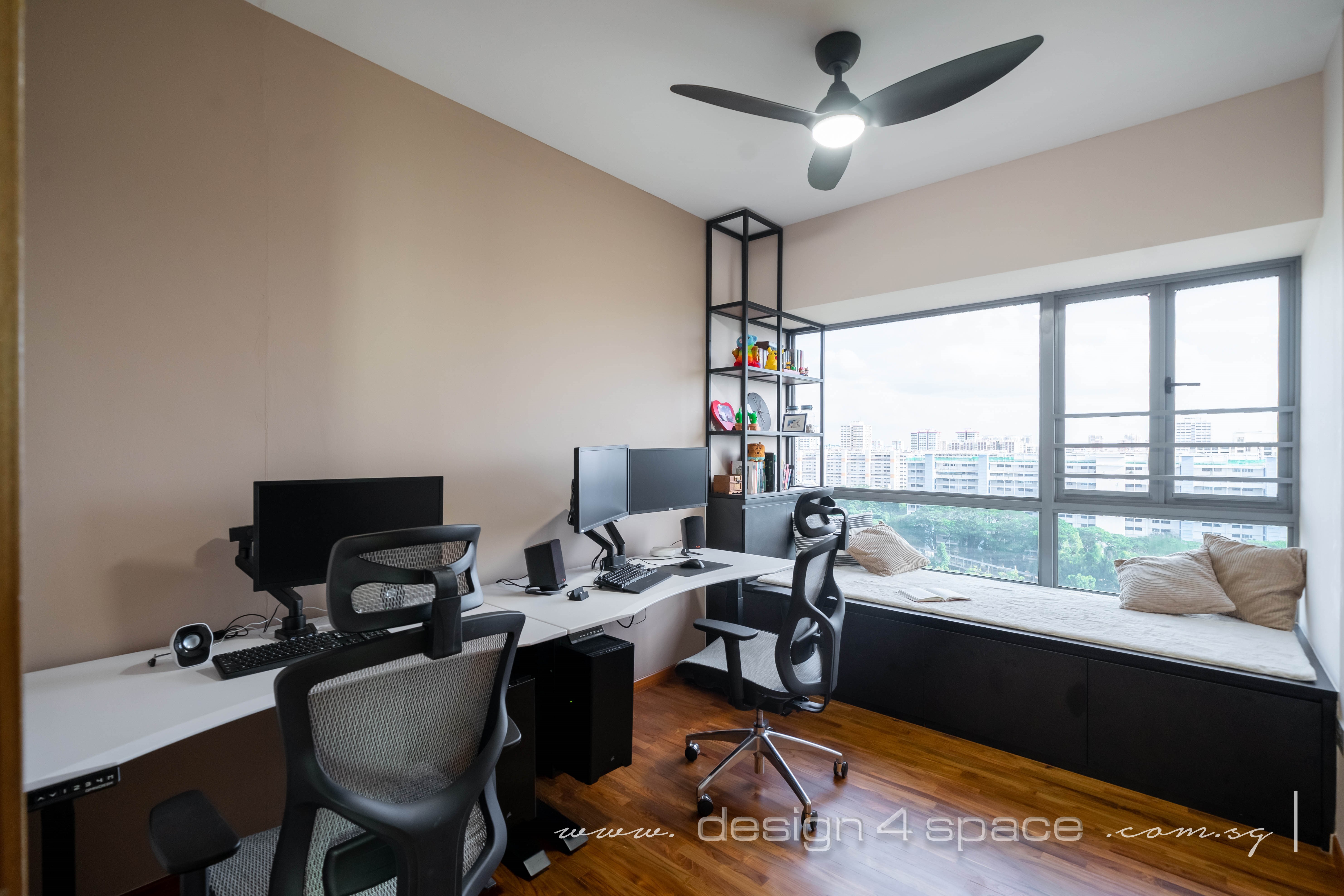 Modern Design - Study Room - Condominium - Design by Design 4 Space Pte Ltd