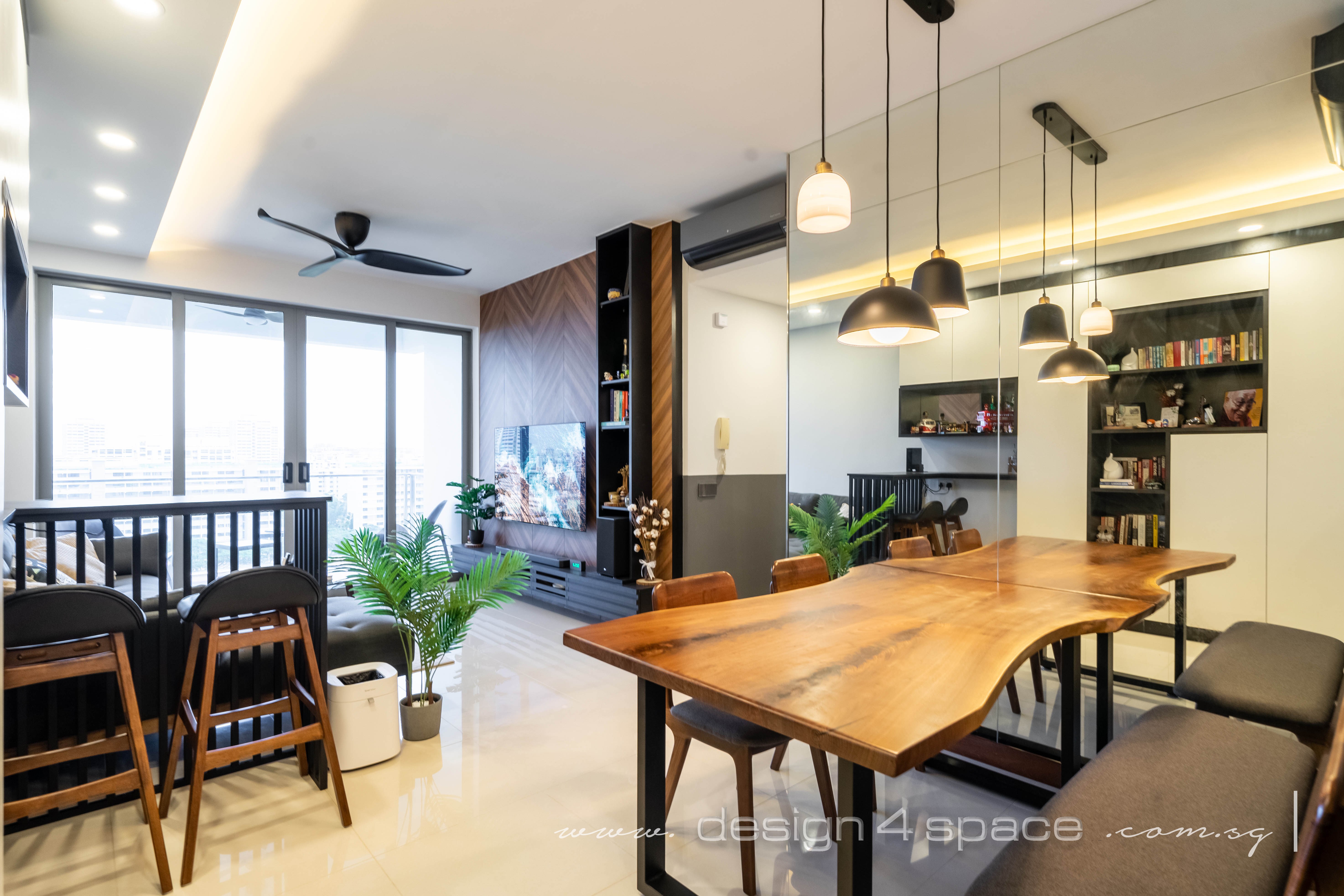 Modern Design - Dining Room - Condominium - Design by Design 4 Space Pte Ltd