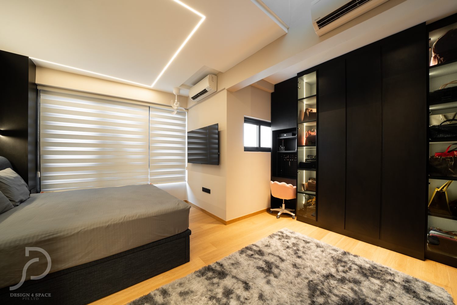 Modern Design - Bedroom - Condominium - Design by Design 4 Space Pte Ltd