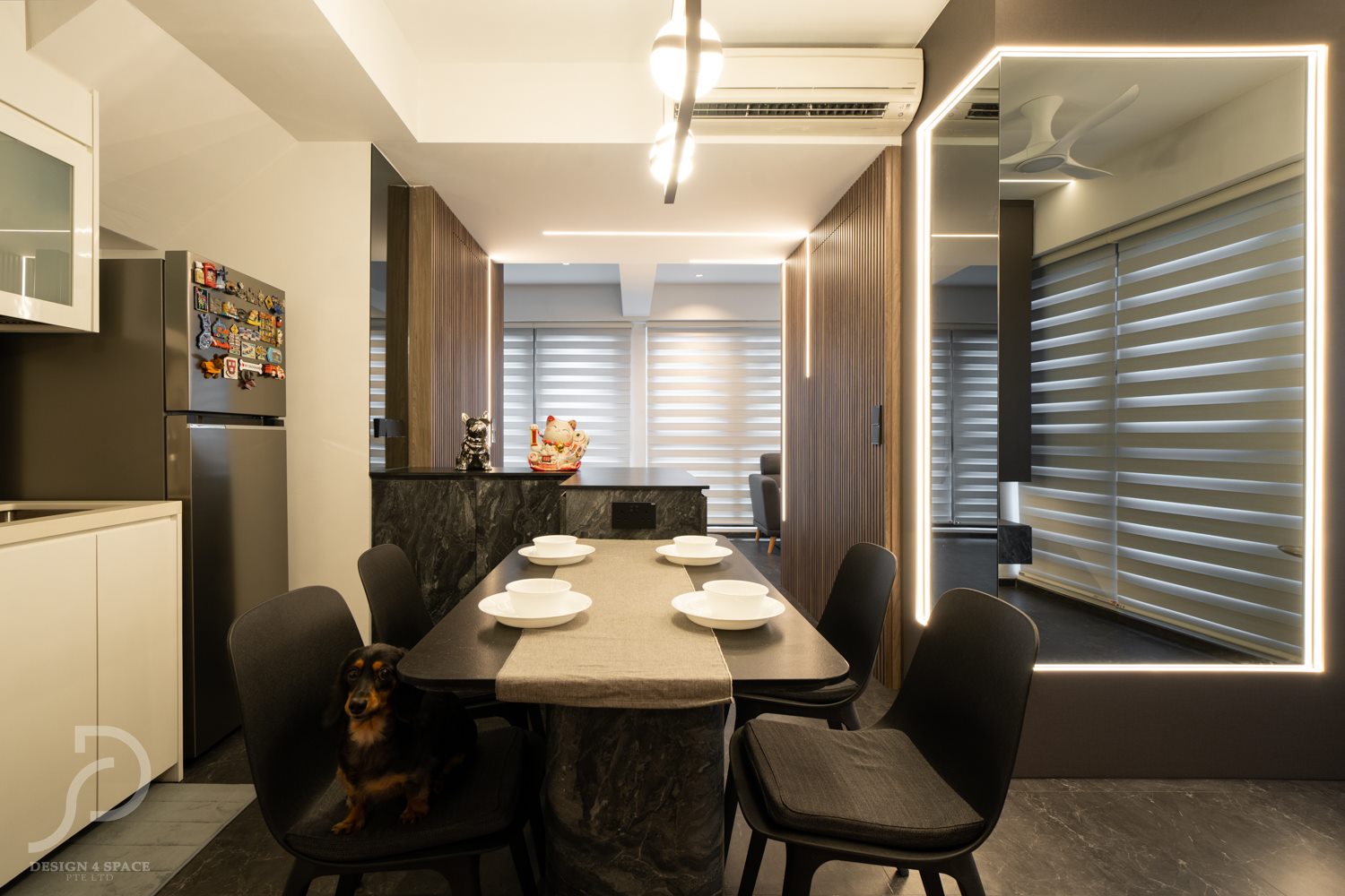 Modern Design - Dining Room - Condominium - Design by Design 4 Space Pte Ltd