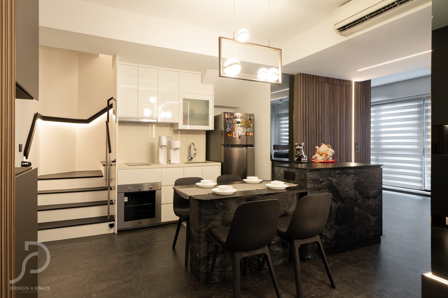 Modern Design - Dining Room - Condominium - Design by Design 4 Space Pte Ltd