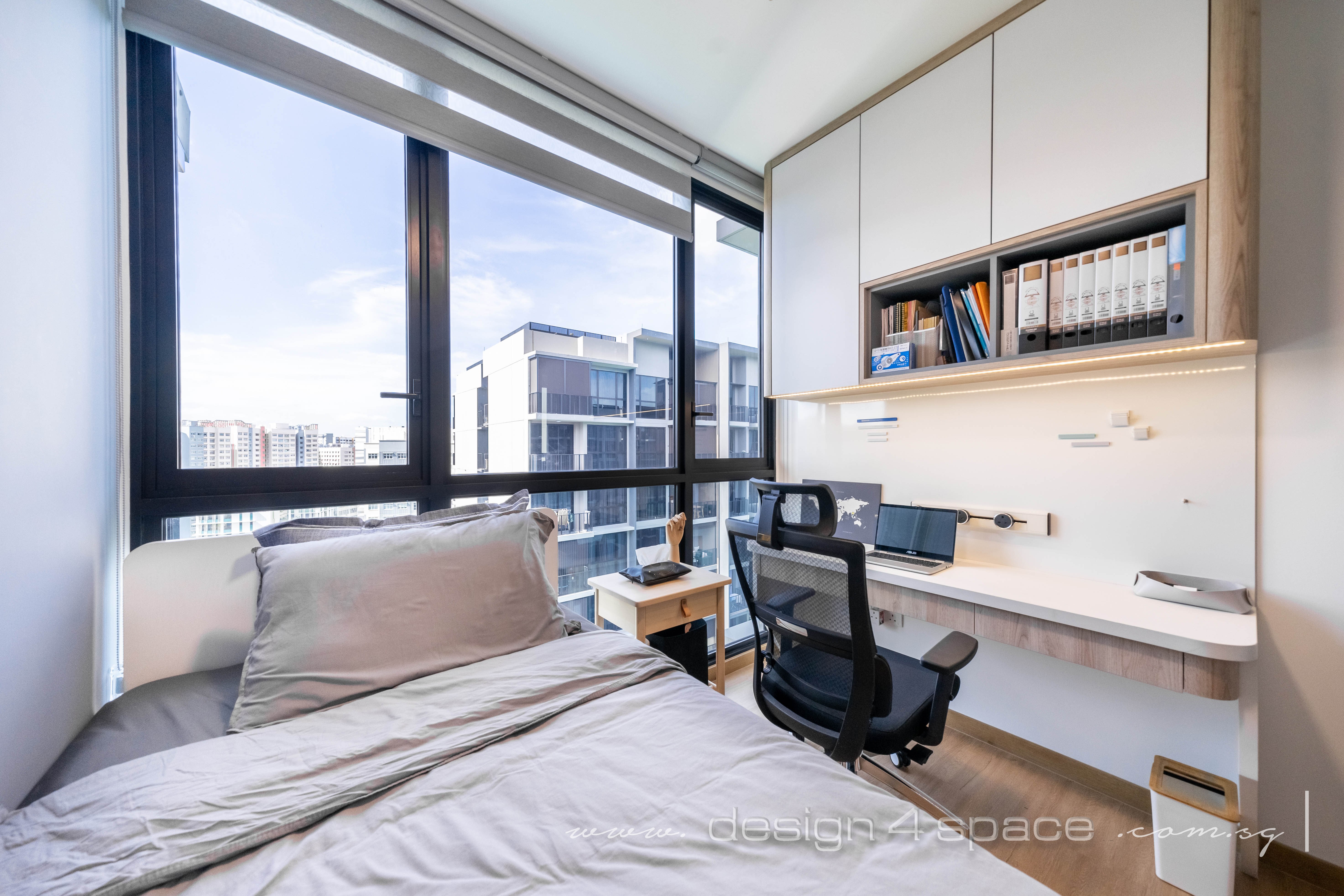 Contemporary, Modern Design - Bedroom - Condominium - Design by Design 4 Space Pte Ltd