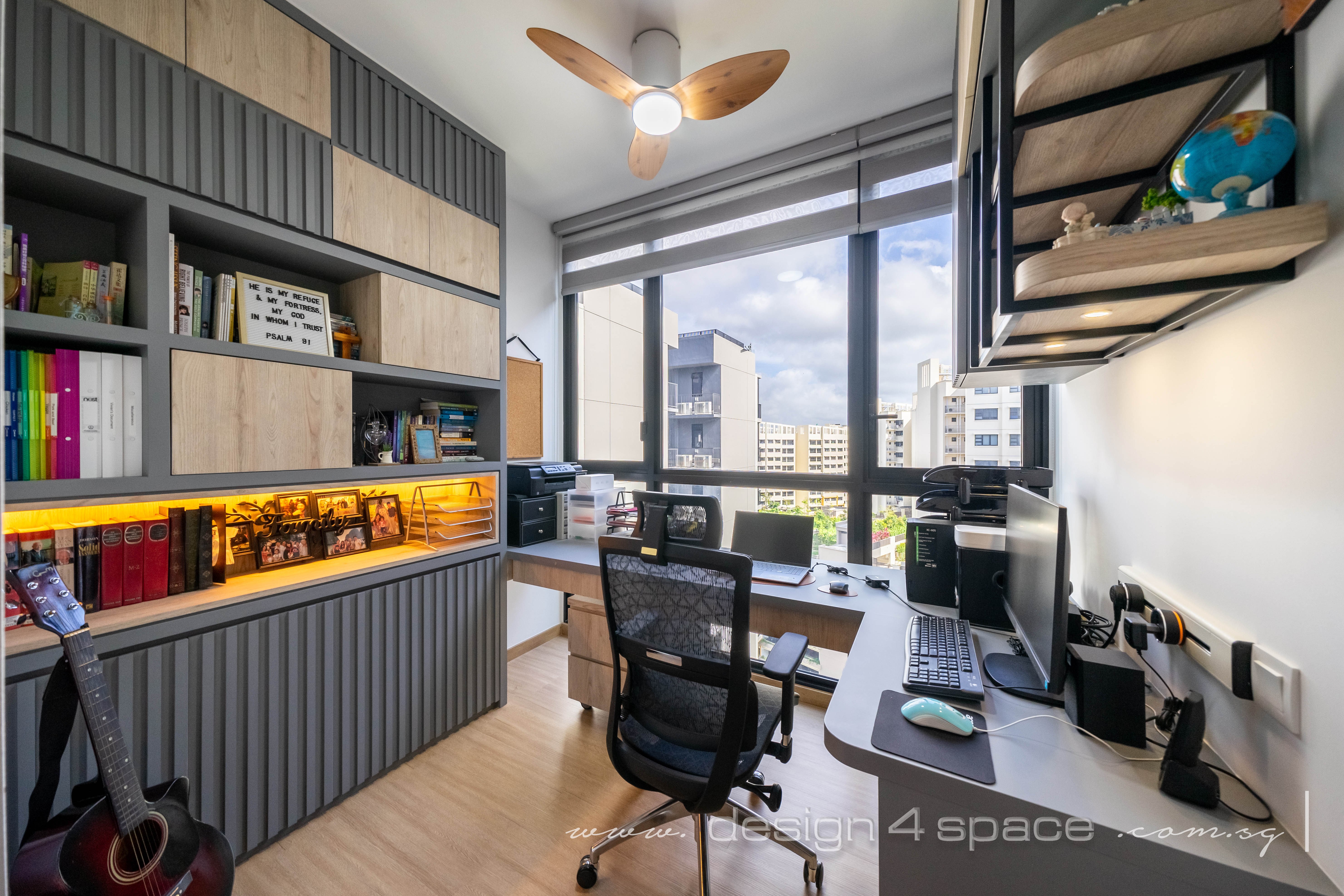 Contemporary, Modern Design - Study Room - Condominium - Design by Design 4 Space Pte Ltd