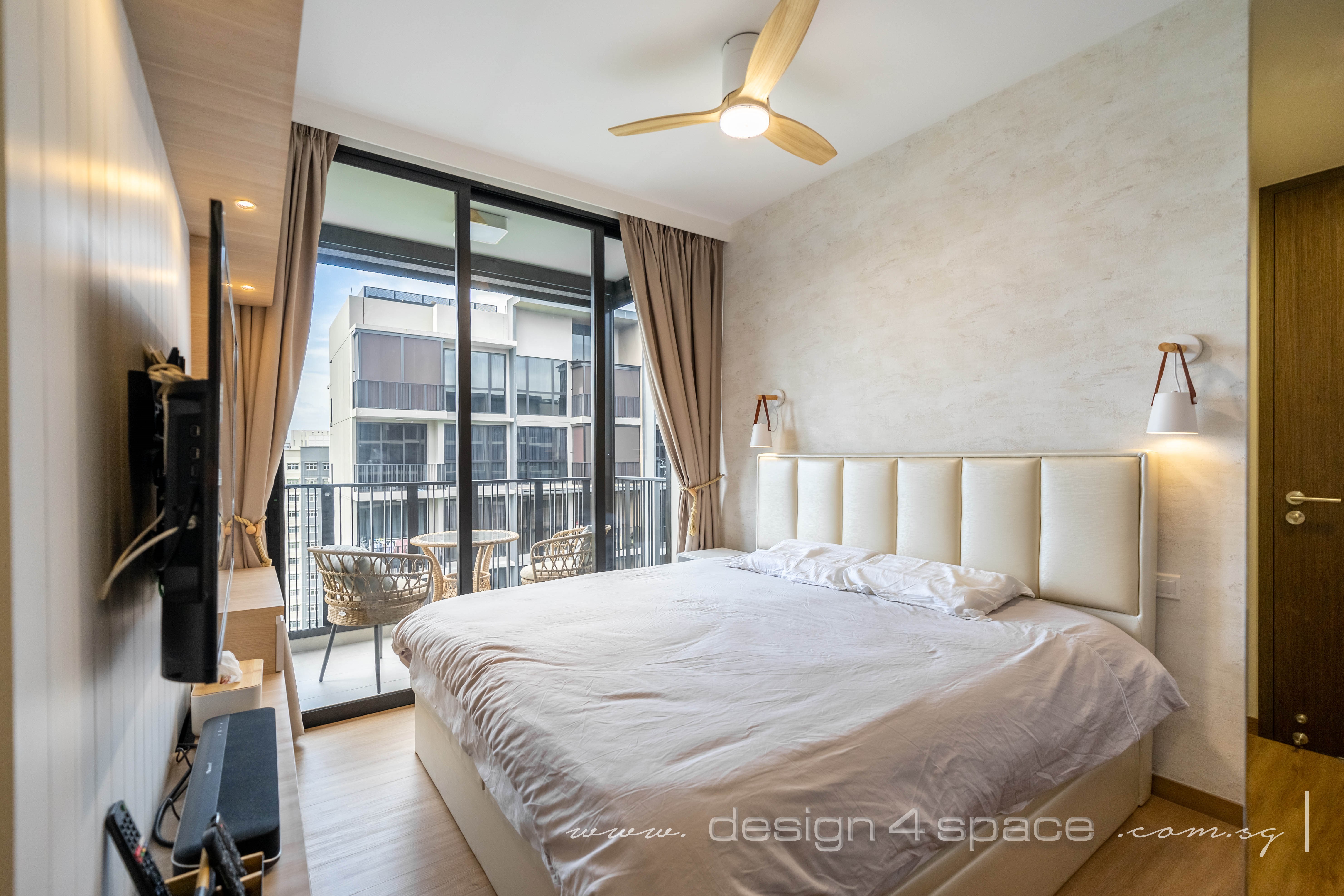 Contemporary, Modern Design - Bedroom - Condominium - Design by Design 4 Space Pte Ltd