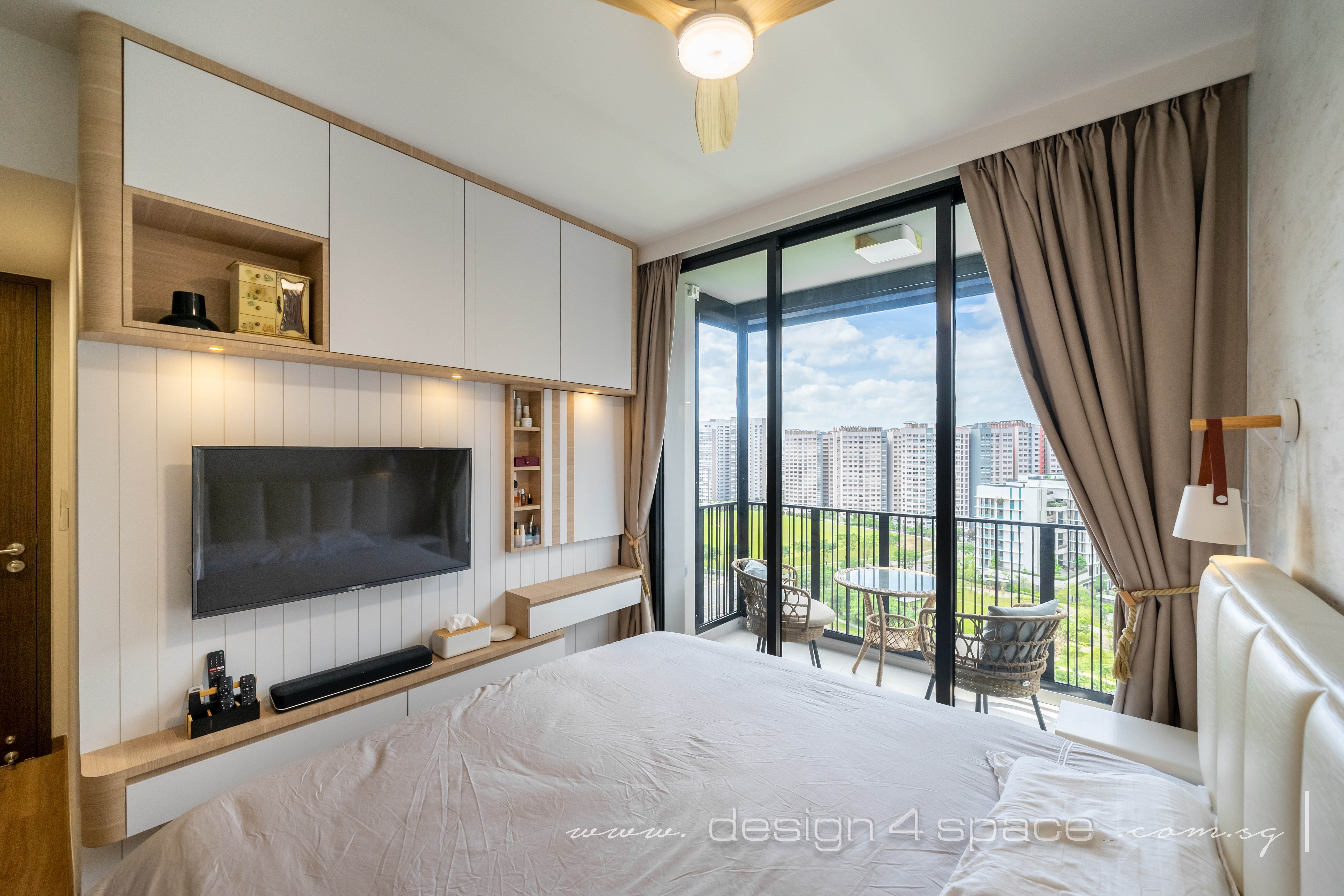 Contemporary, Modern Design - Bedroom - Condominium - Design by Design 4 Space Pte Ltd