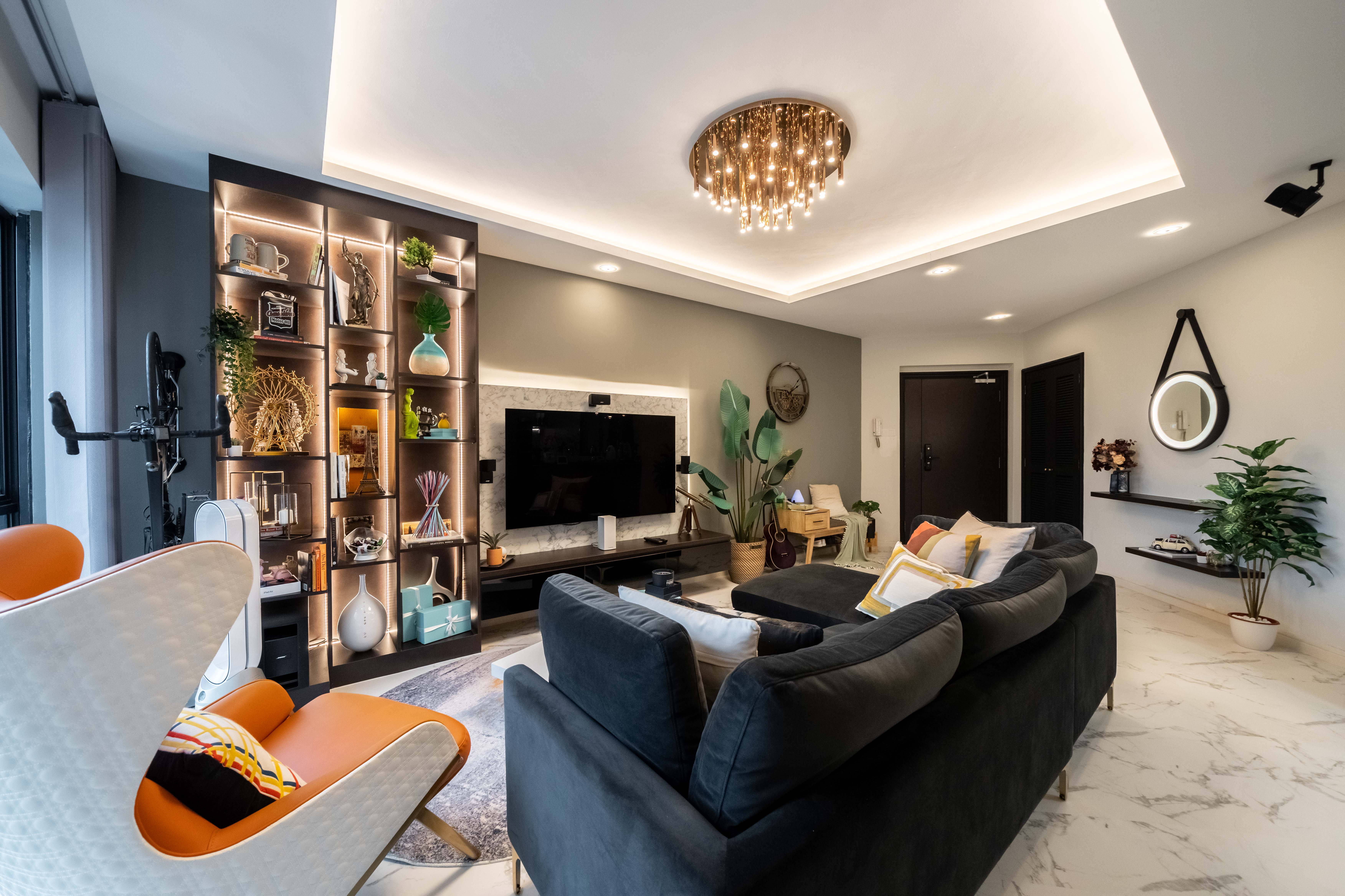 Contemporary, Modern Design - Living Room - Condominium - Design by Design 4 Space Pte Ltd